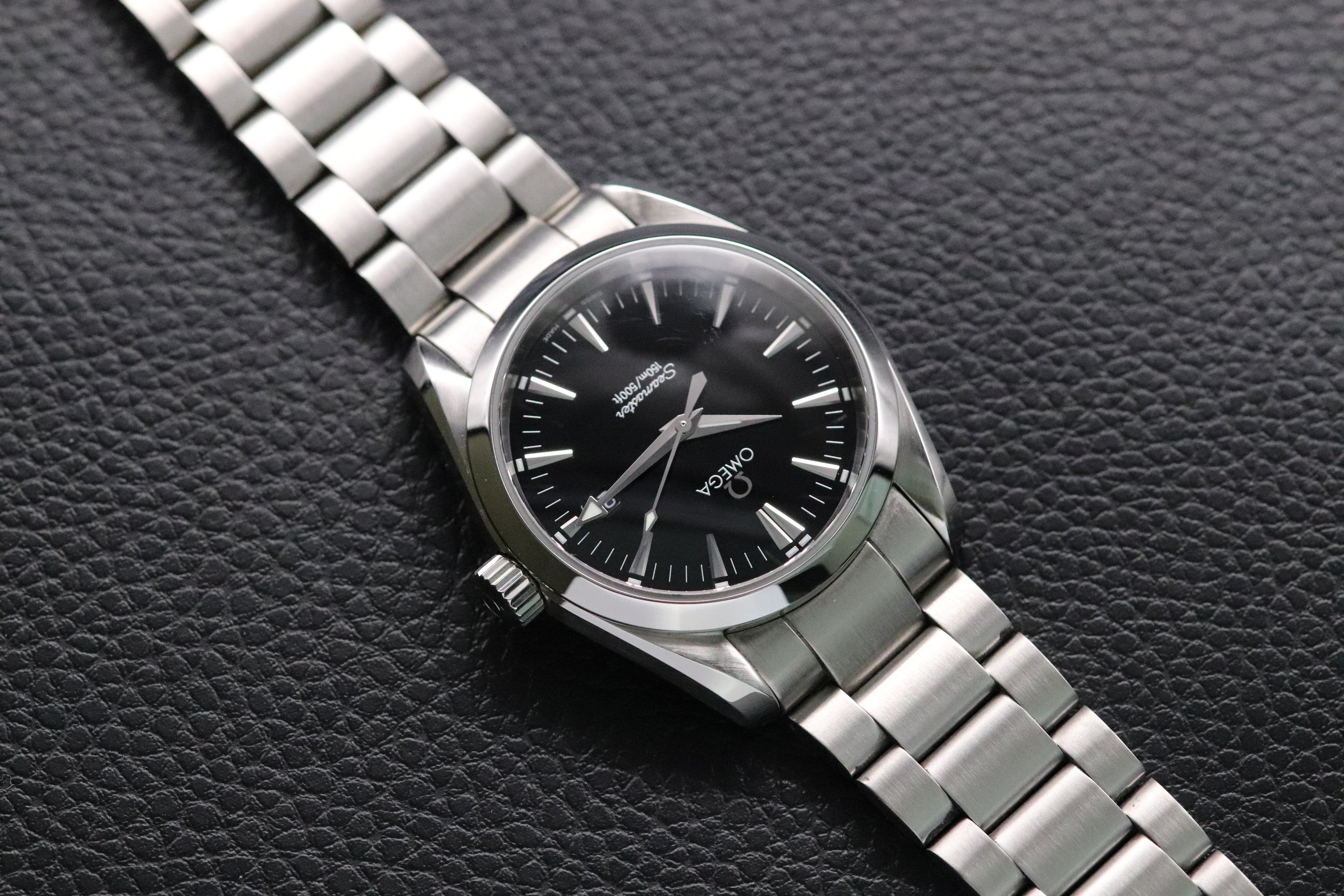 Omega Seamaster Aqua Terra 2518.50 Black Dial 2004 Papers