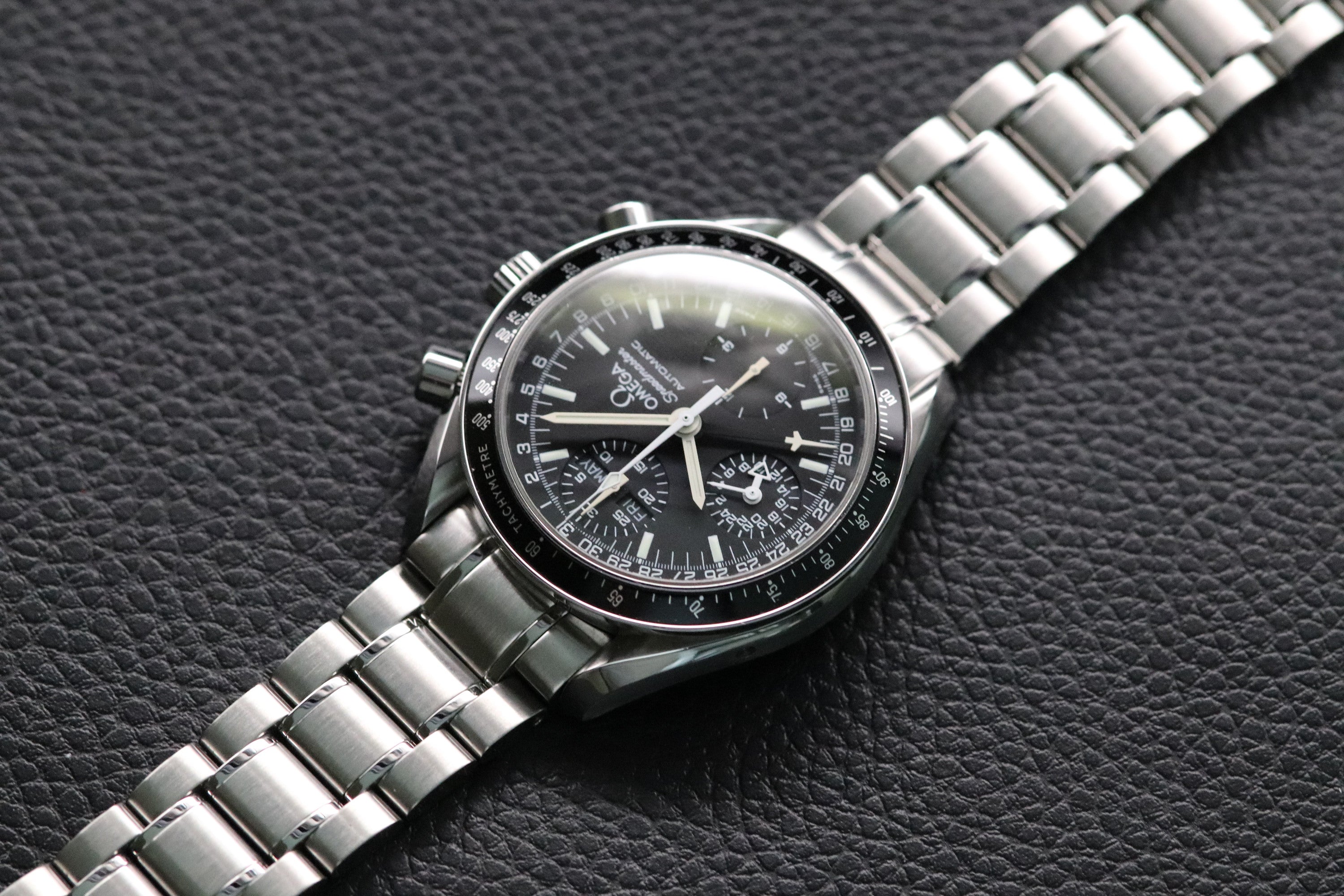 Omega Speedmaster Day Date 3520.50 Black Dial 1998