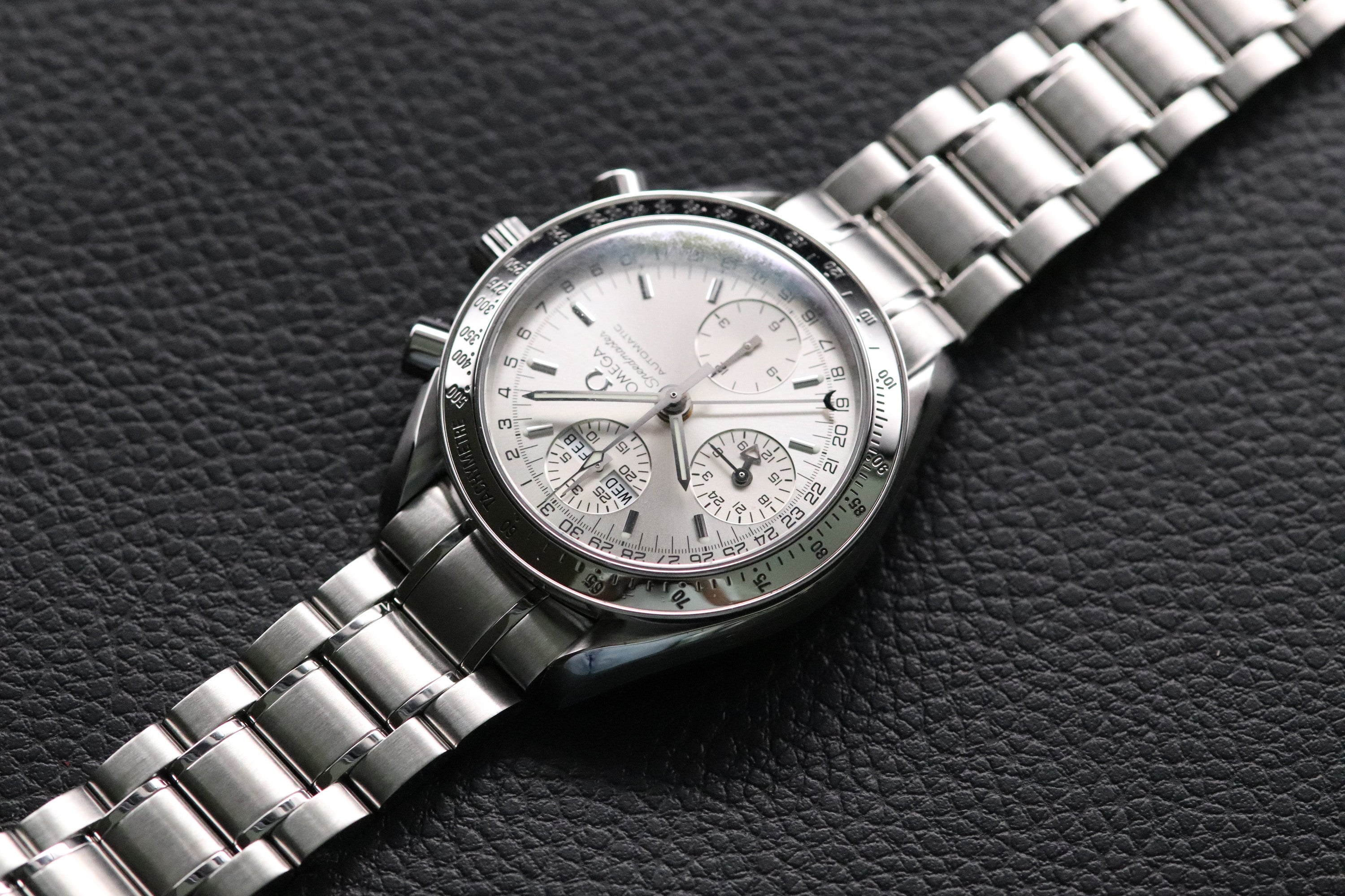 Omega Speedmaster Day Date 3523.30 Silver Dial