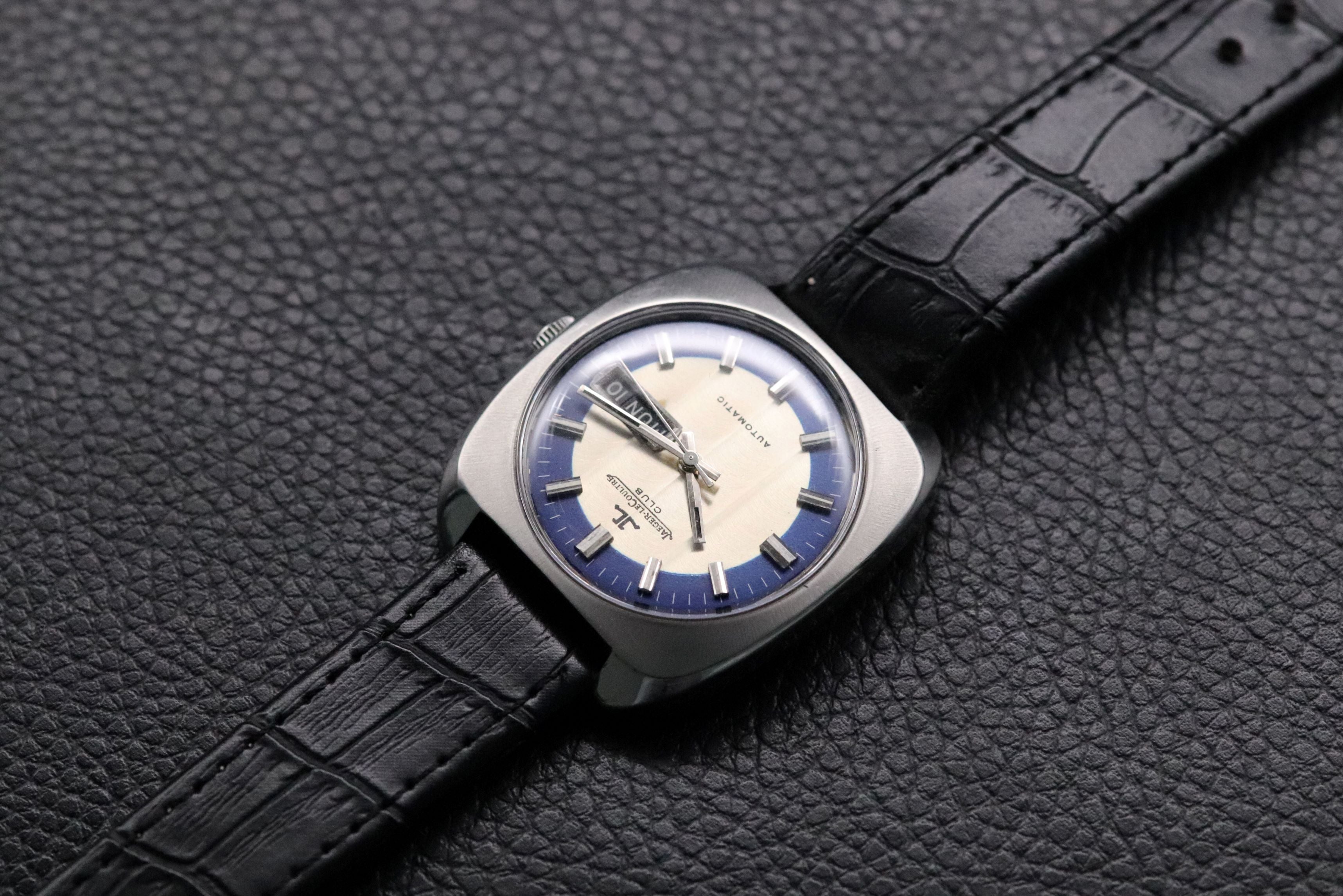 Jaeger-LeCoultre Club E300305 Day Date Blue Automatic 1972 Sector