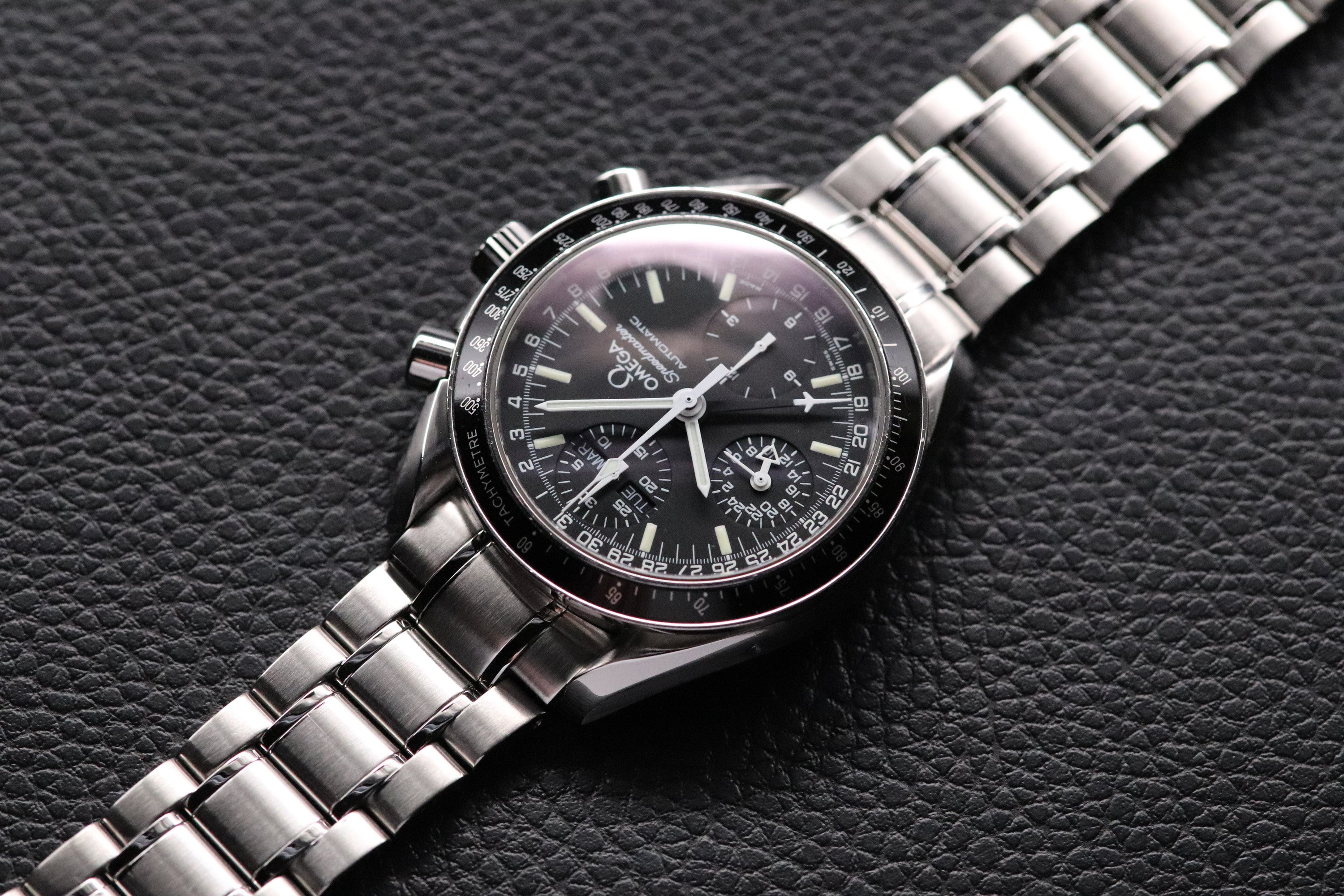 Omega Speedmaster Day Date 3520.50 Black Dial 1998