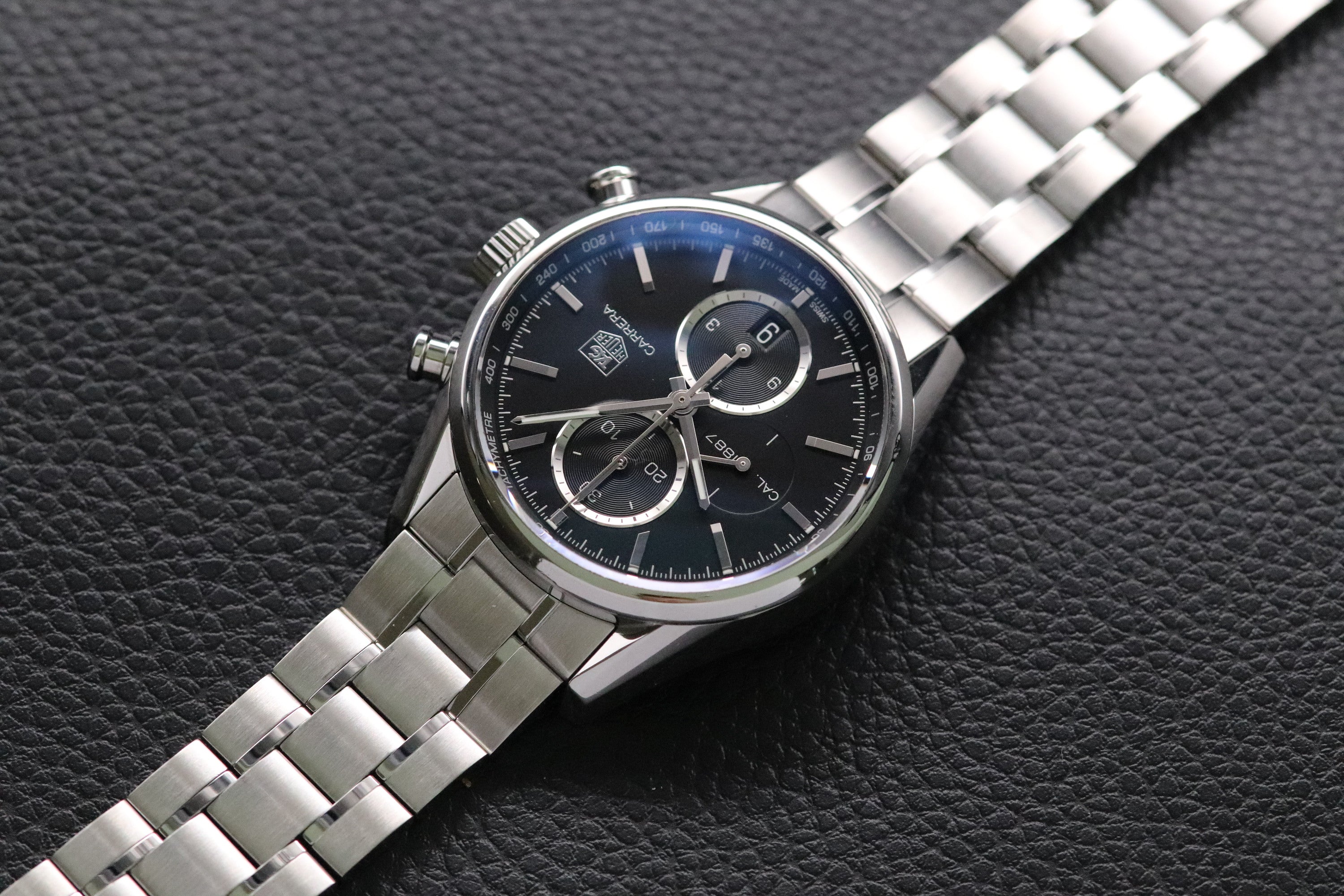 Tag Heuer Carrera Calibre 1887 CAR2110-3 Black Dial 2015