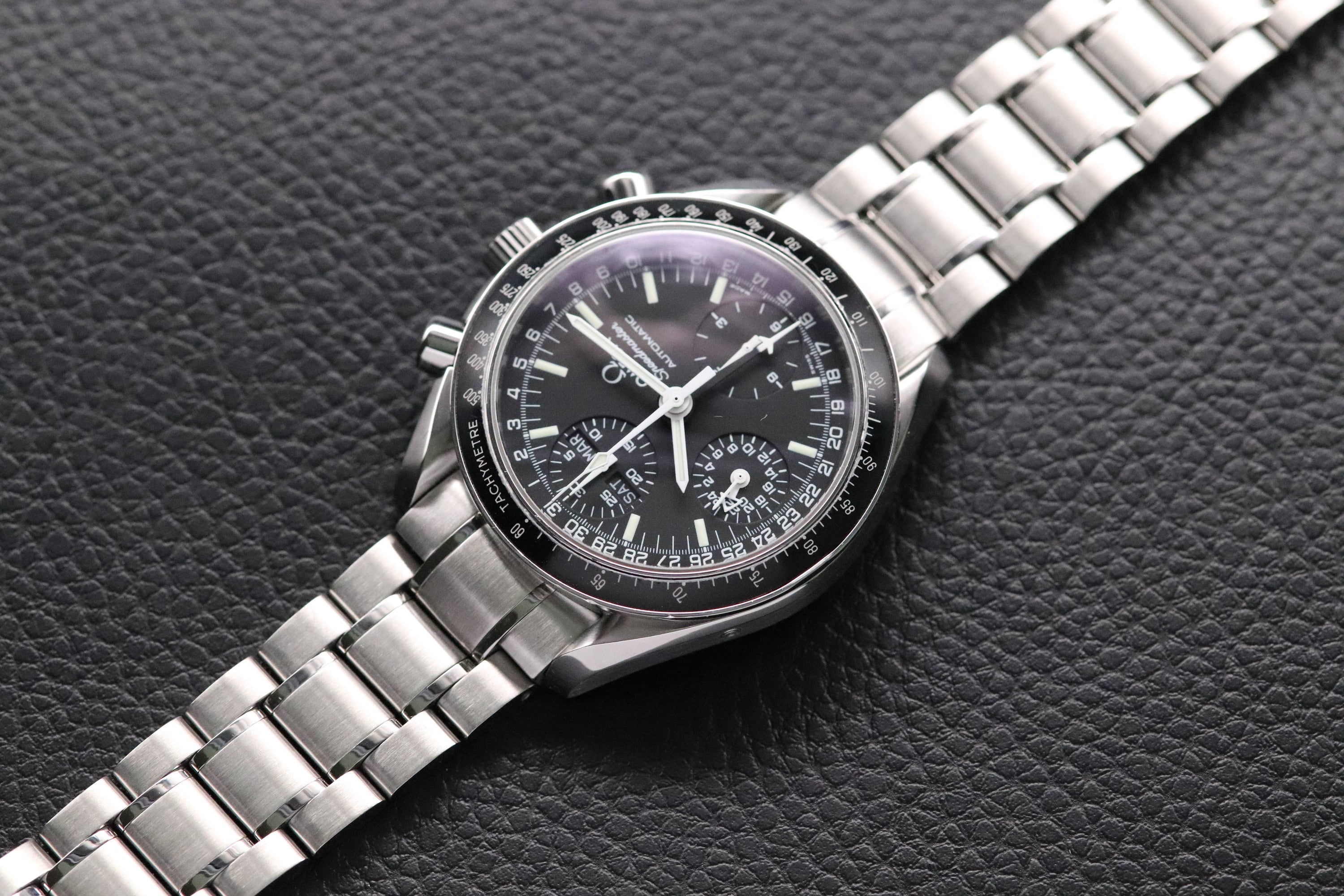 Omega Speedmaster Day Date 3520.50 Black Dial 1998