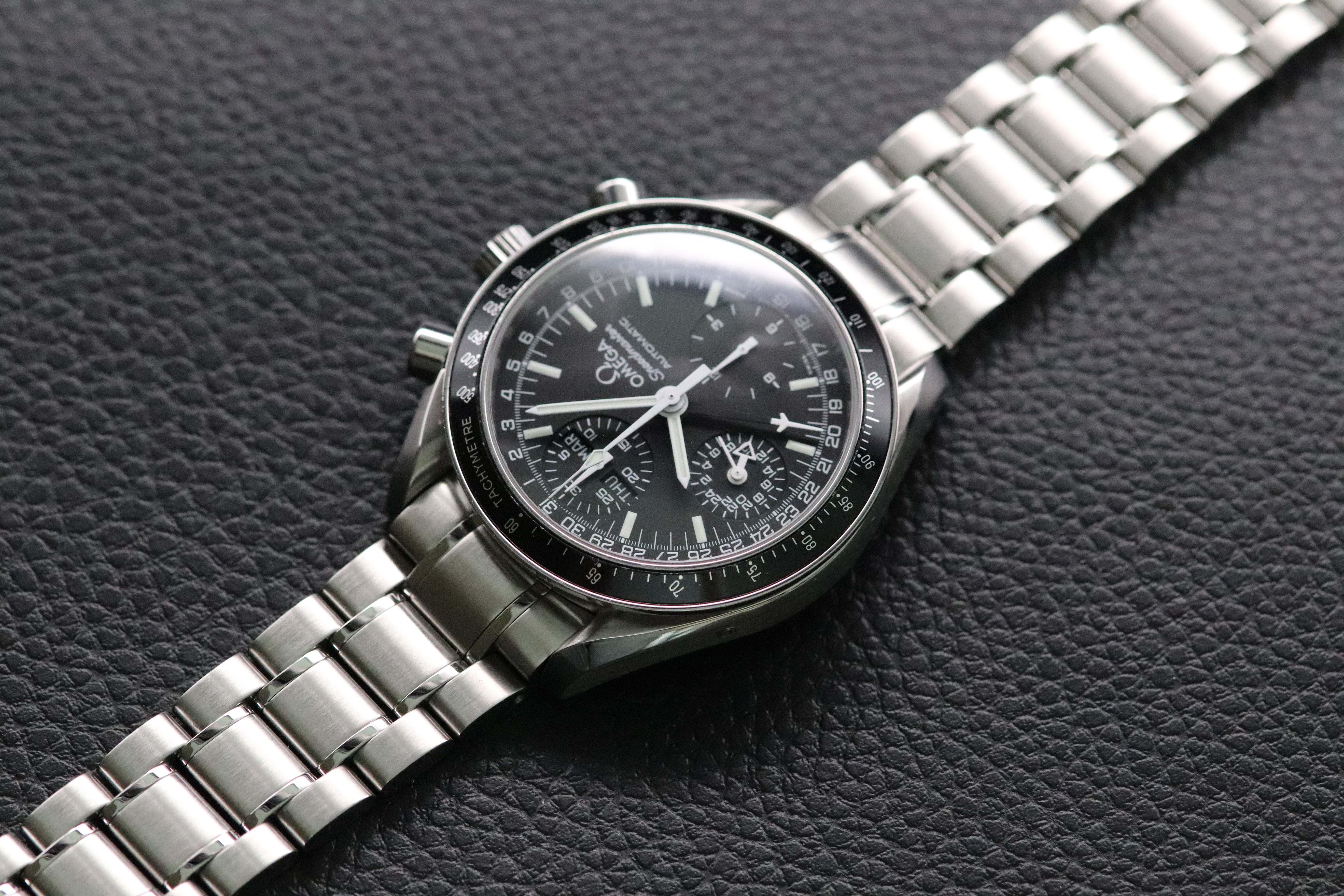 Omega Speedmaster Day Date 3520.50 Black Dial 1998