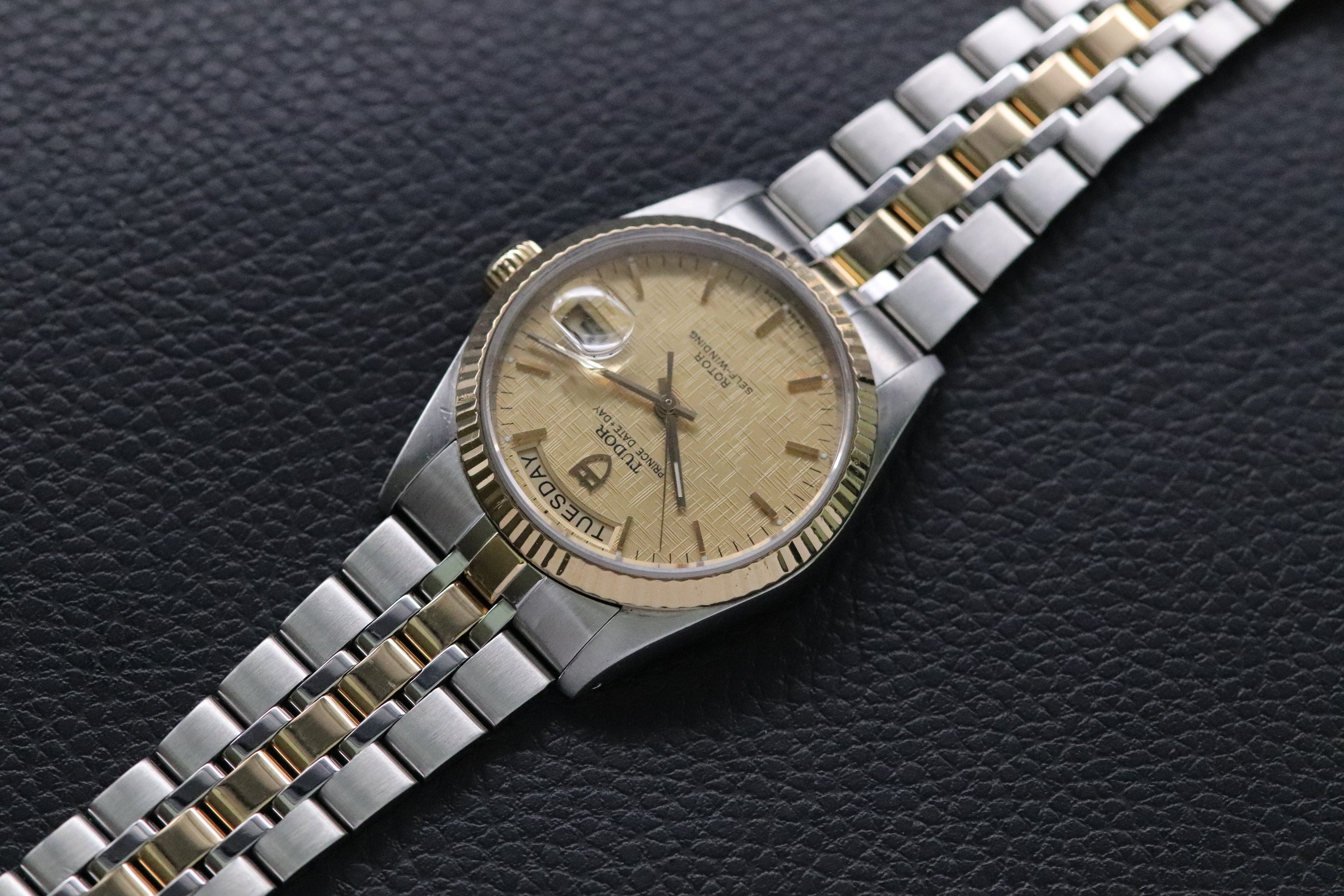 Tudor Prince Date-Day 76213 Linen Dial 2016