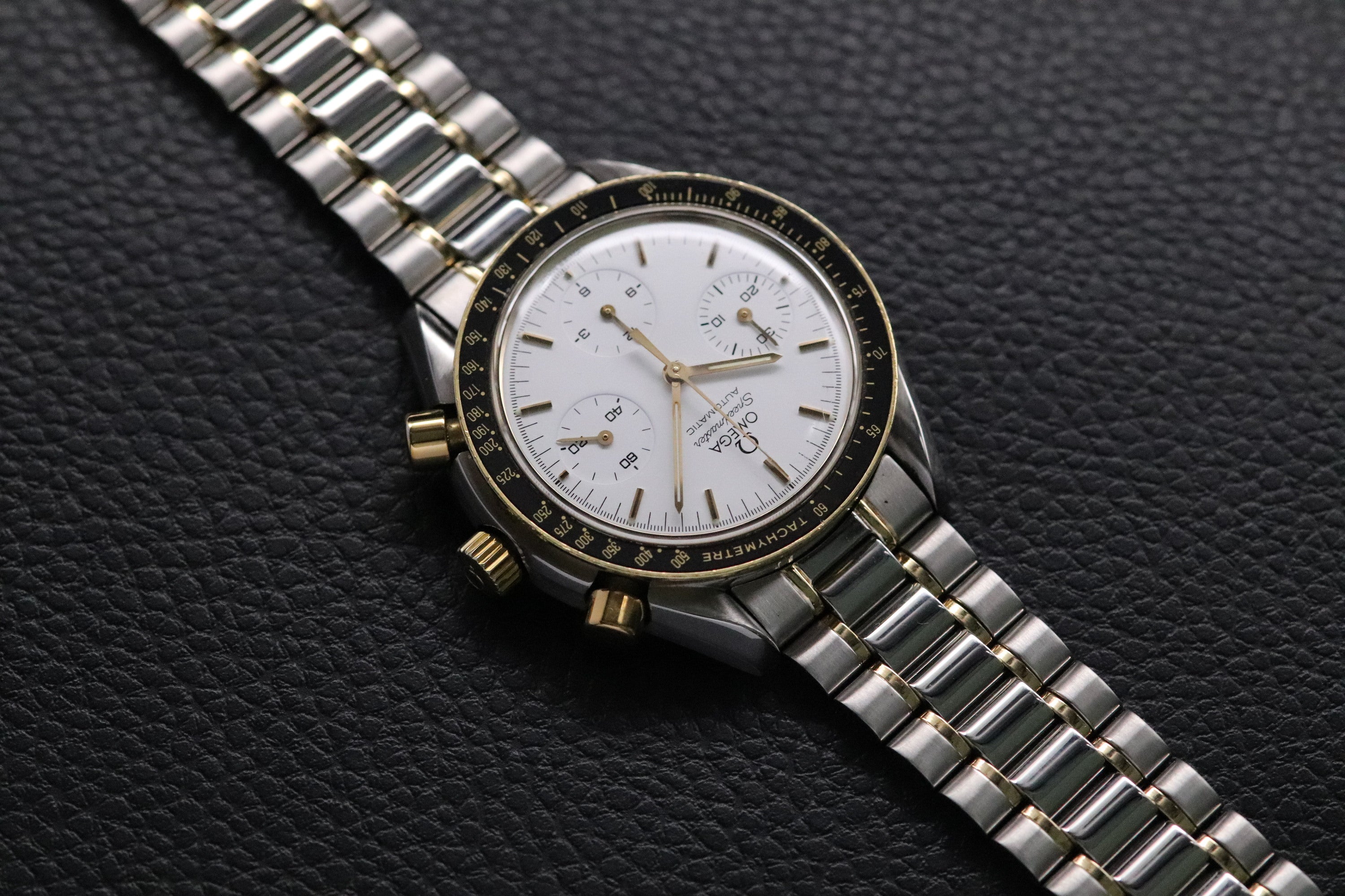 Omega Speedmaster Reduced 3310.20 Albino Gold 1994 Papers