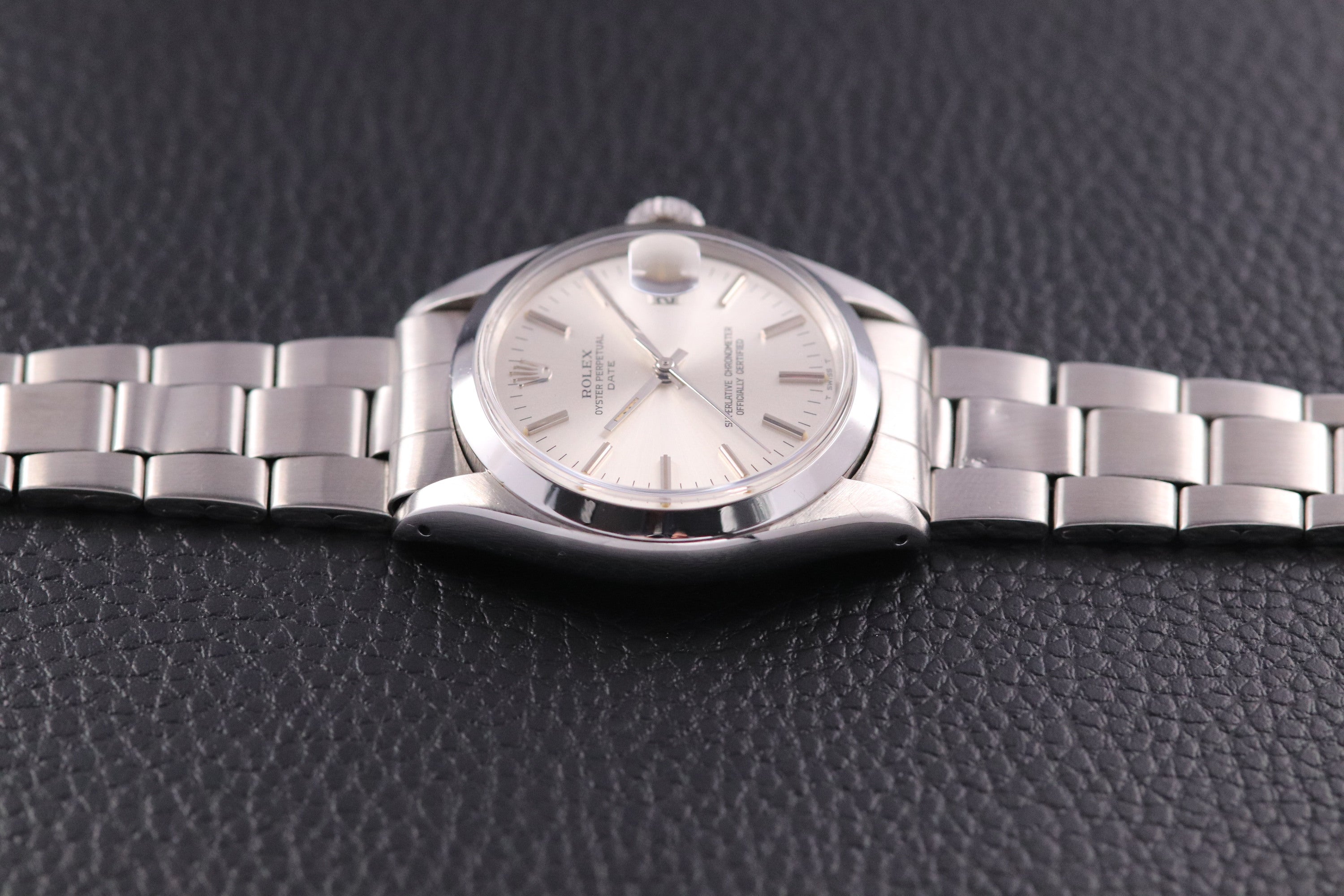 Rolex Date 1500 Silver Dial 1973