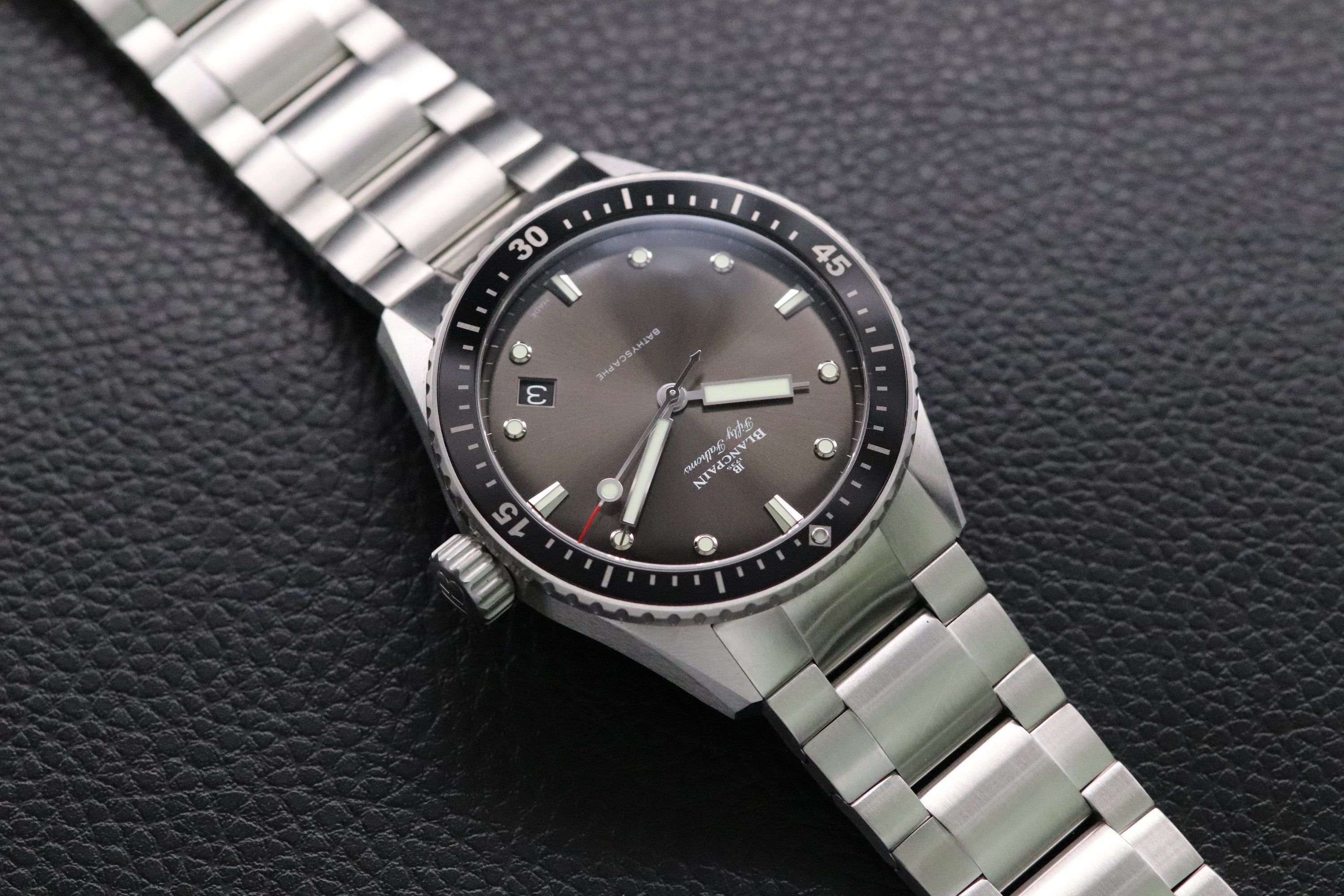 Blancpain Fifty Fathoms Bathyscape 5000-1110-71S Fullset 2023 Box+Papers