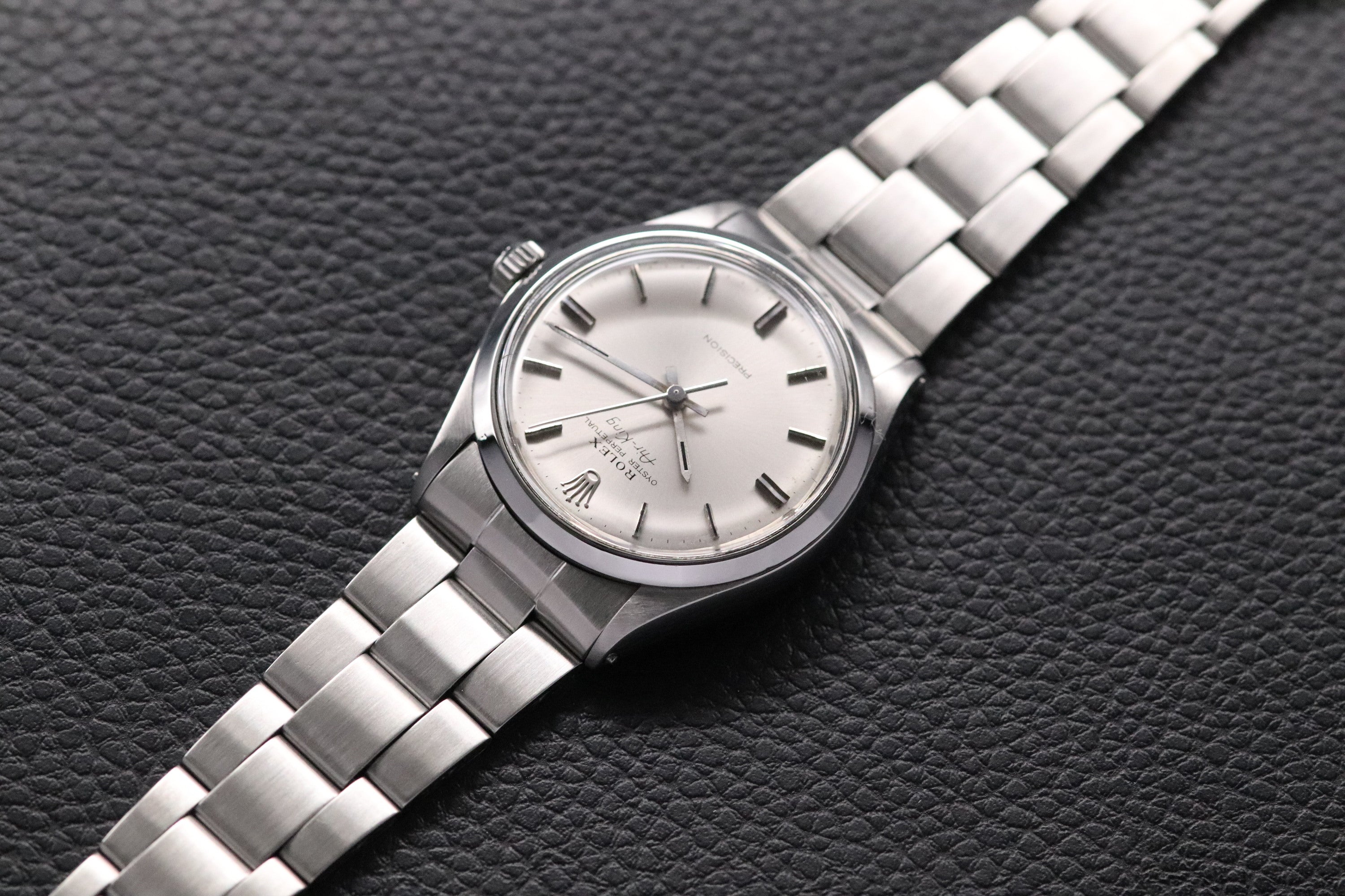 Rolex Air-King 5500 Silver Dial 1971
