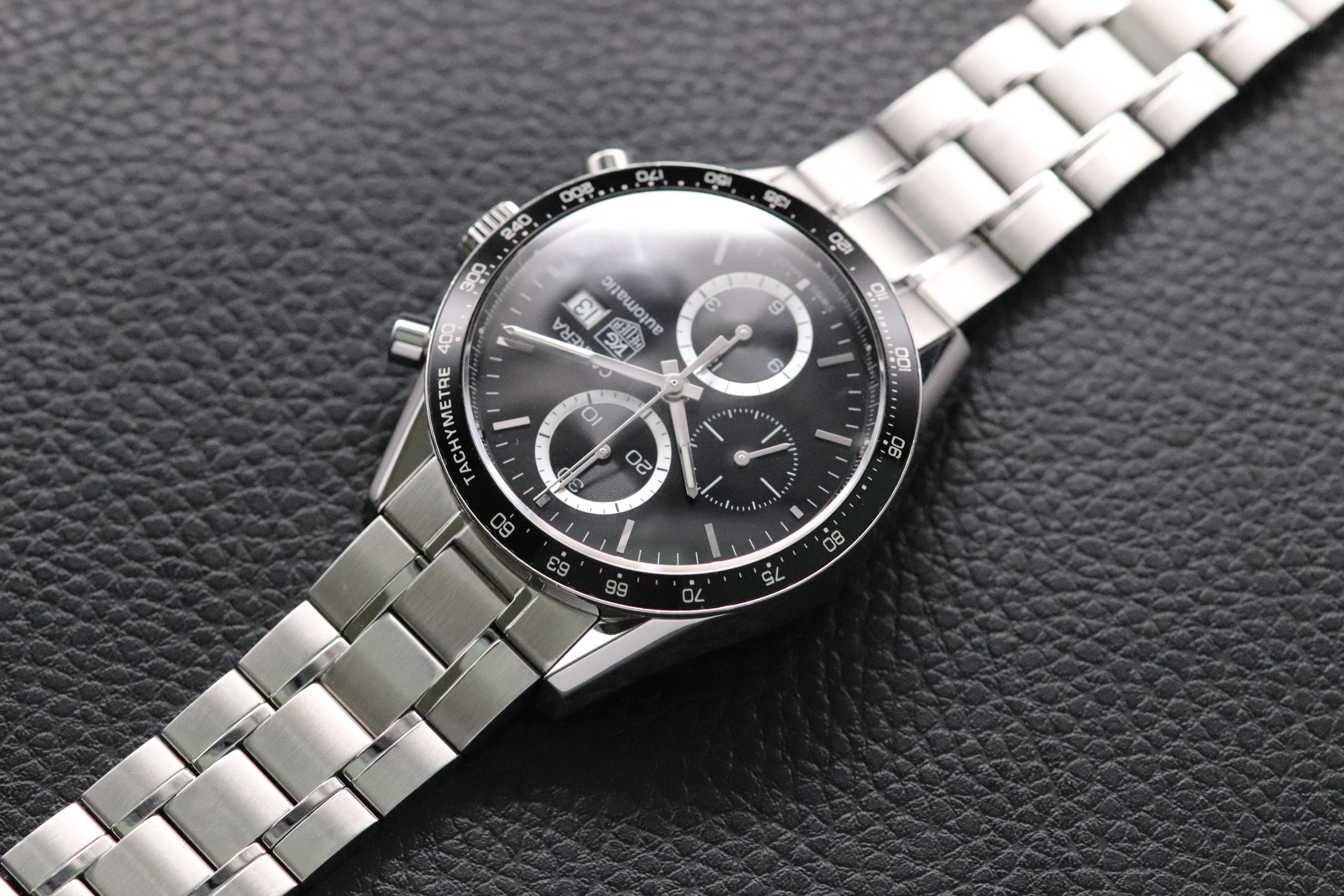 Tag Heuer Carrera Calibre 16 CV2010 Black Dial 2016