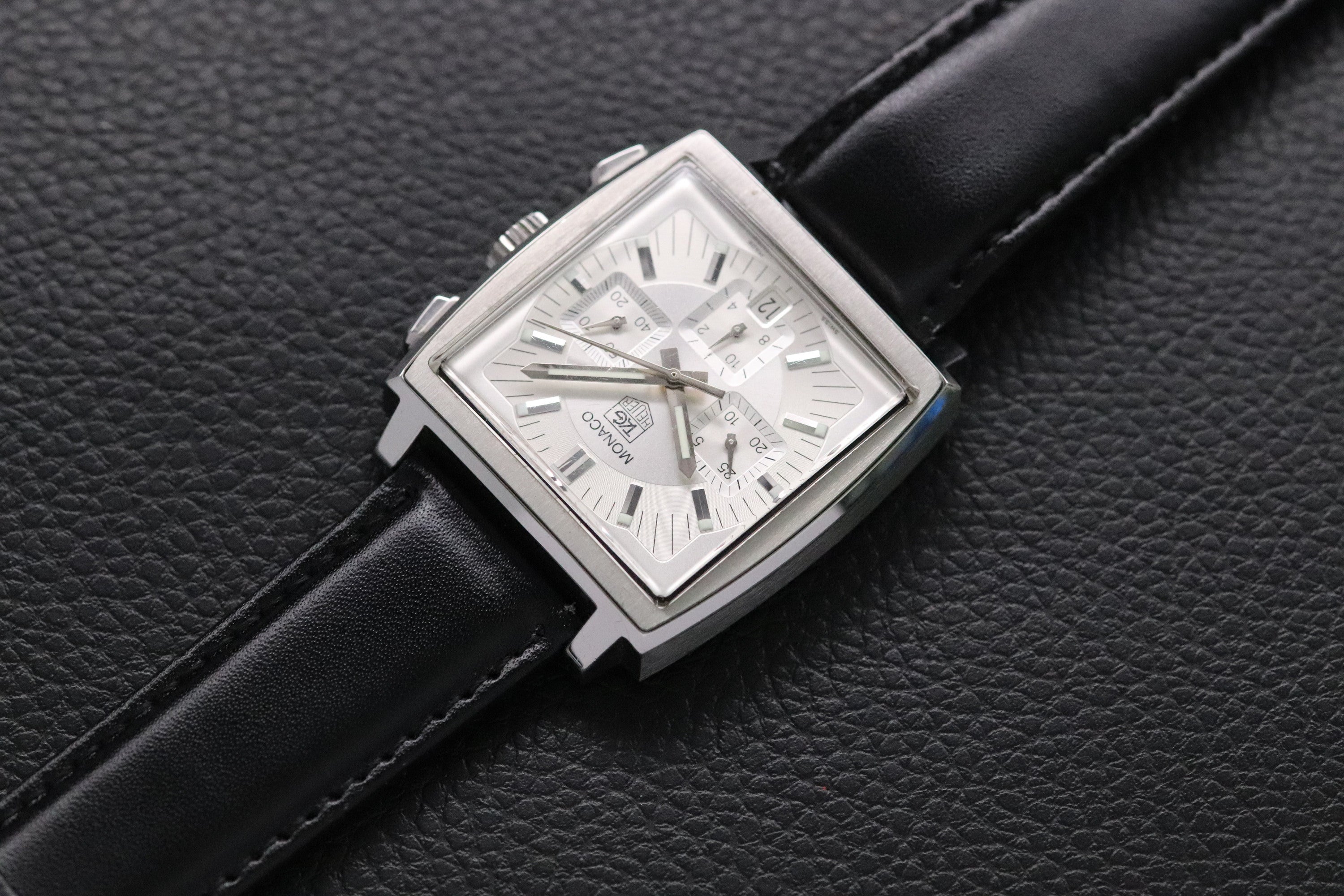 Tag Heuer Monaco CW2112 Silver Dial 2012