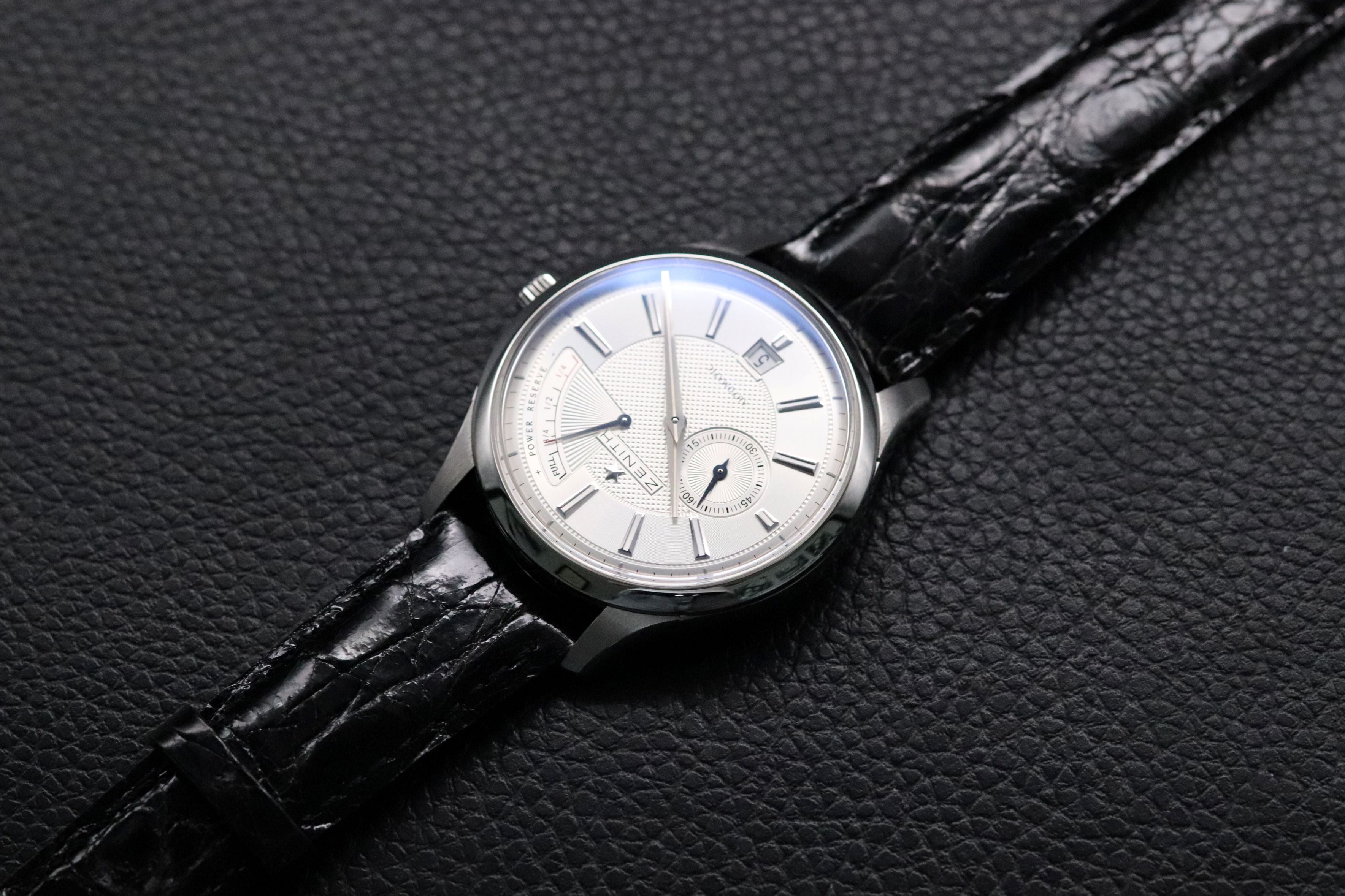 Zenith Captain Power Reserve 03.2120.685 Glass Botton 2013 Papers