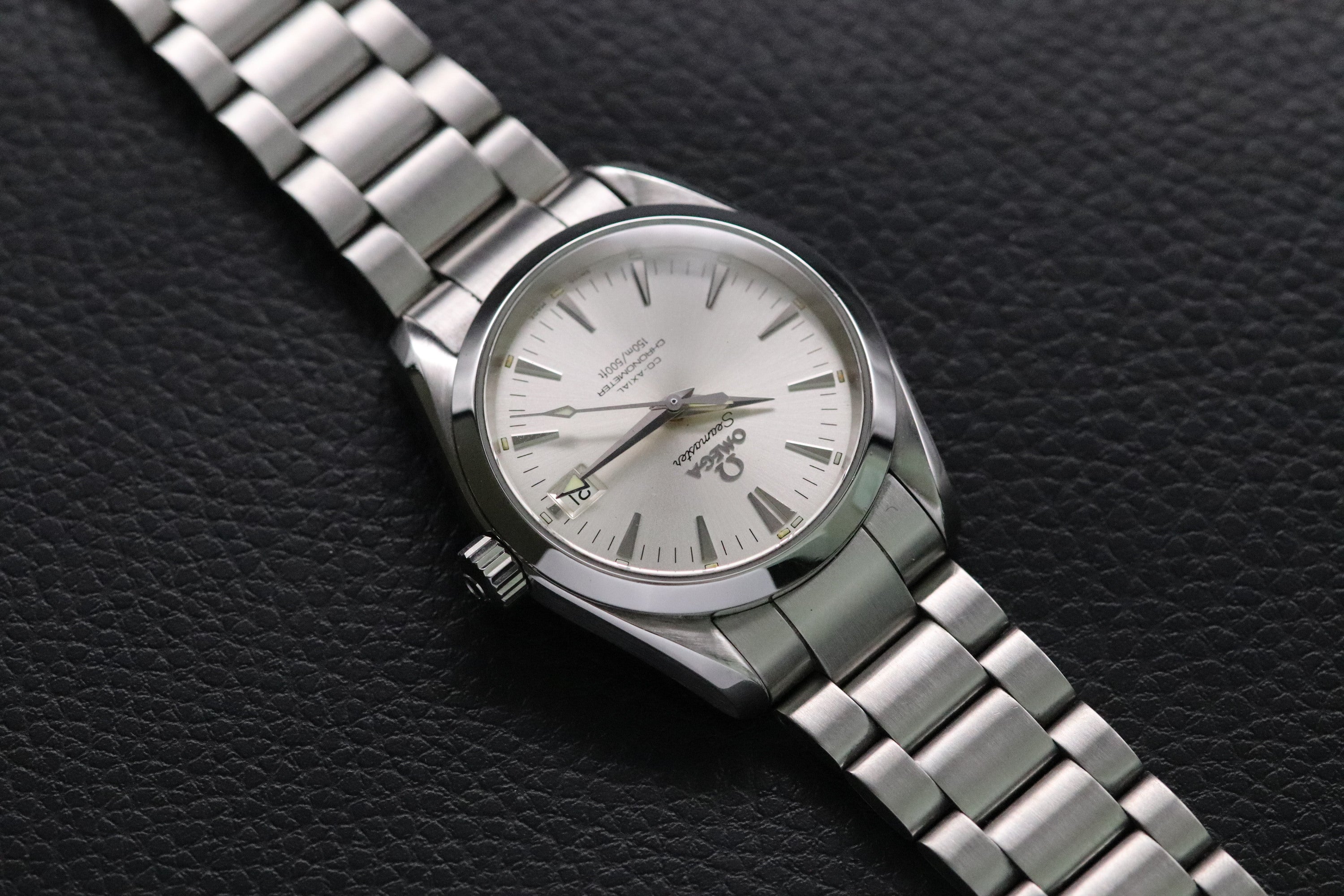 Omega Seamaster Aqua Terra 2504.30 Silver Dial 2005 Papers