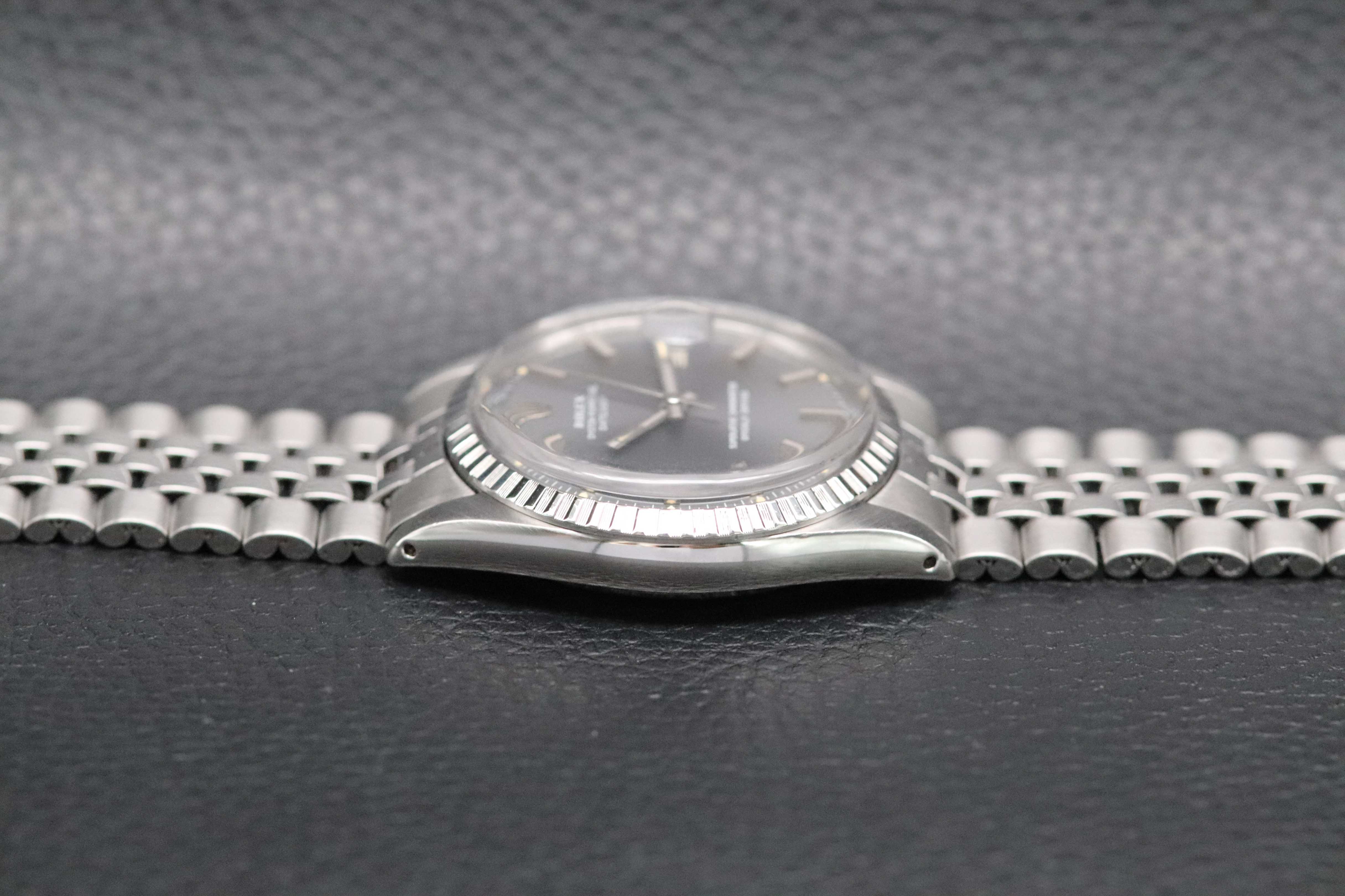 Rolex Datejust 1603 Gray Wide Boy Dial 1972