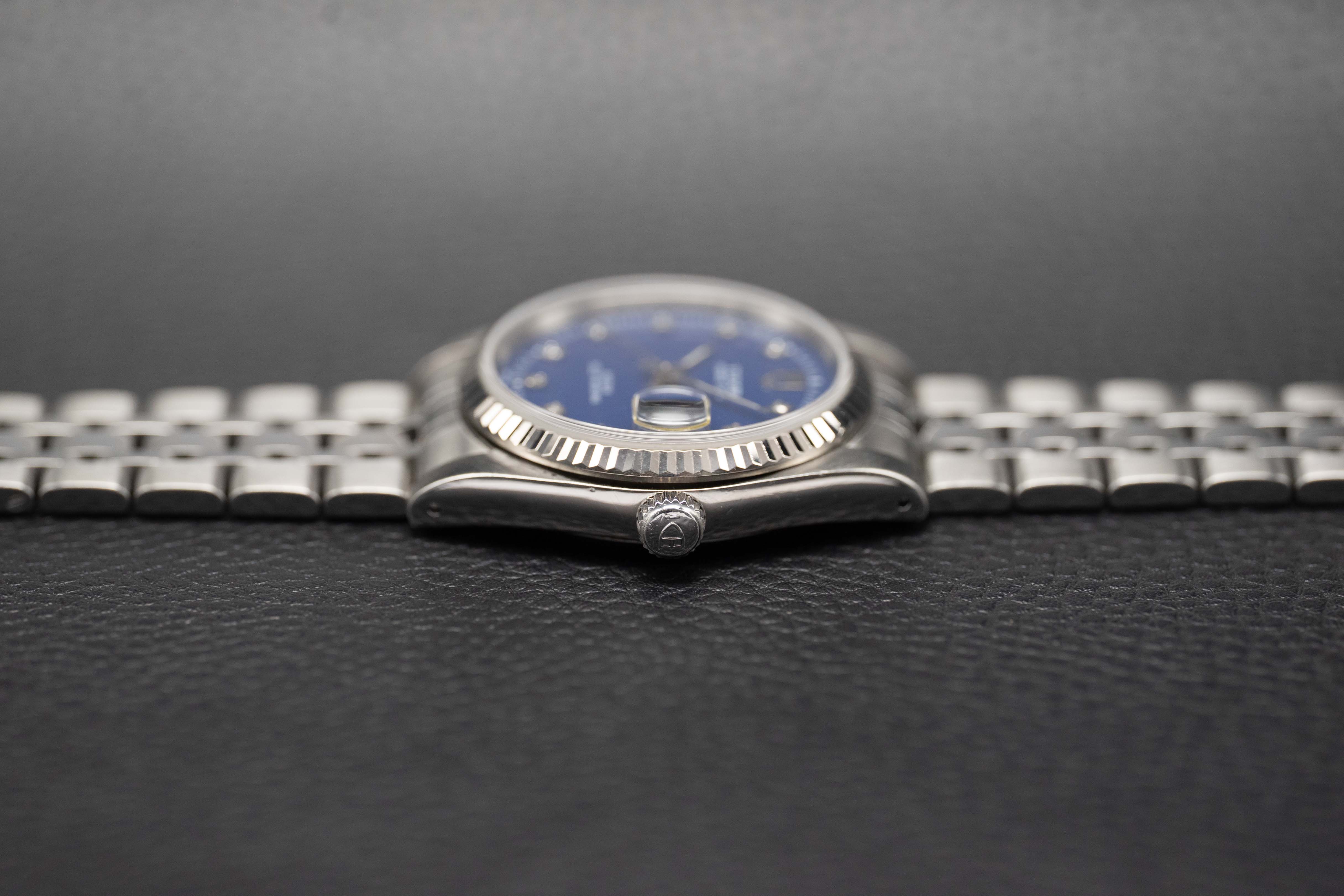 Tudor Prince Date 74034 Blue Dial 2007