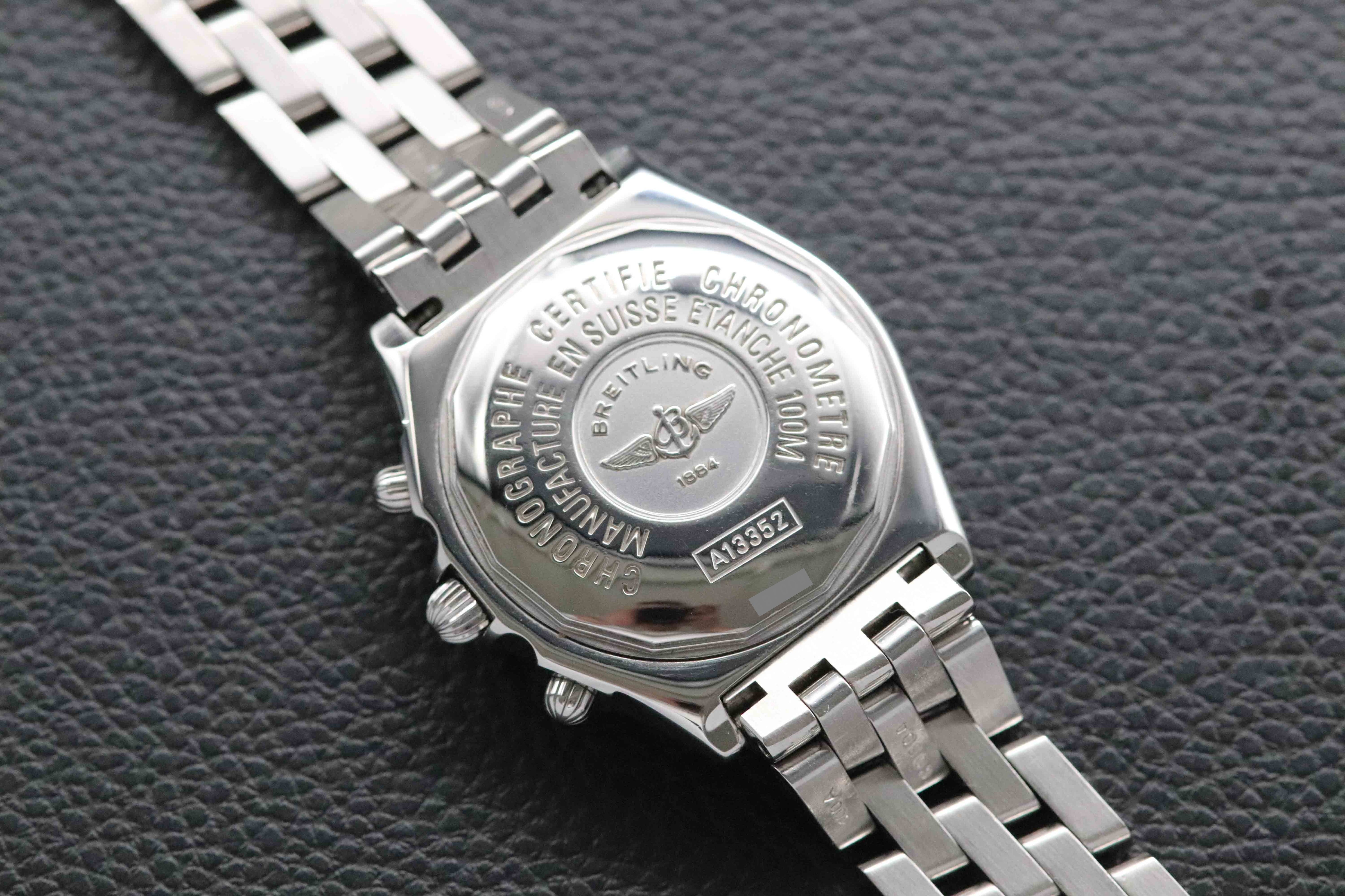 Breitling Chronomat A13352 Blue Dial 2005