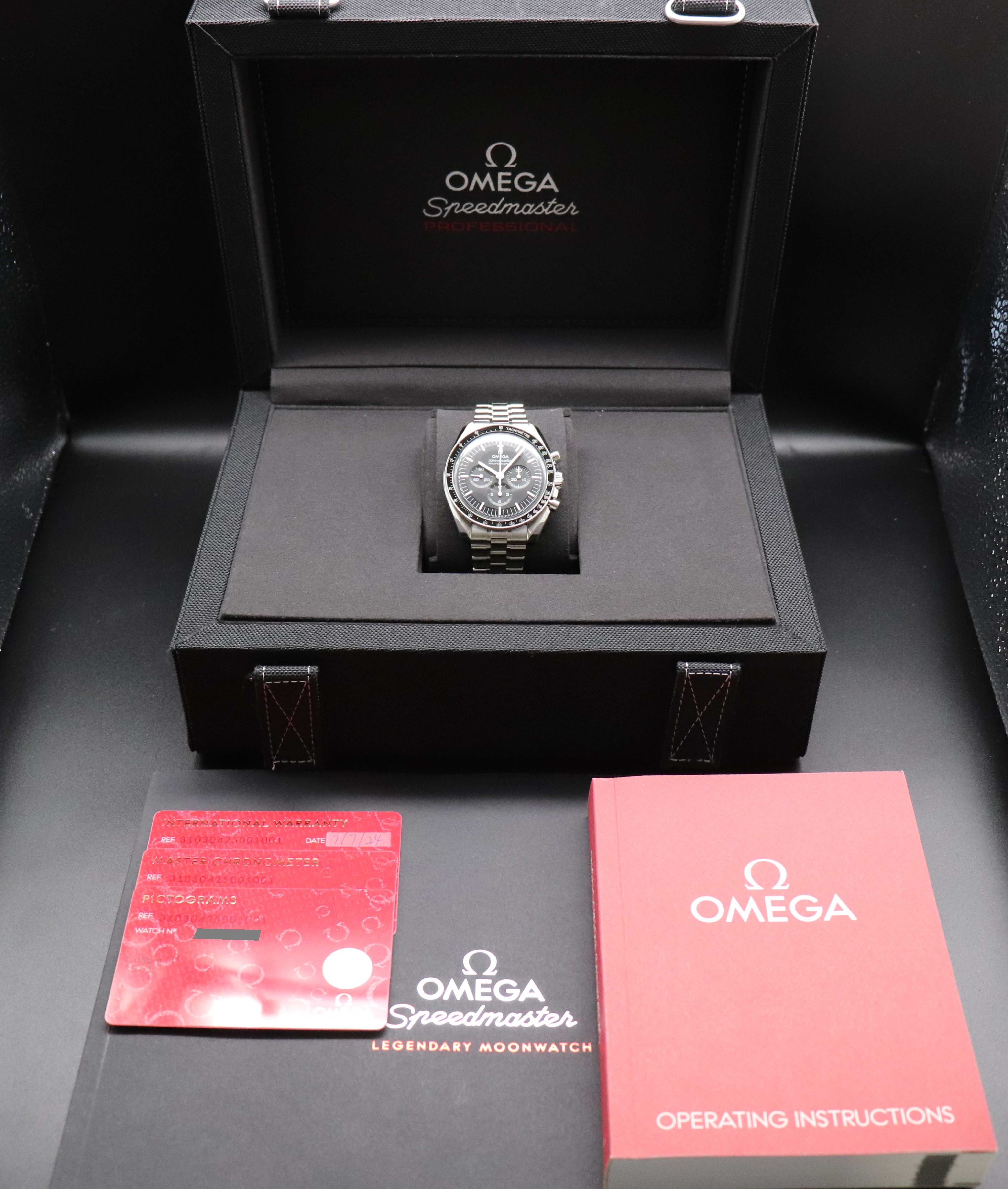Omega Speedmaster Professional Moonwatch 310.30.42.50.01.001 Fullset 2024 Box+Papers
