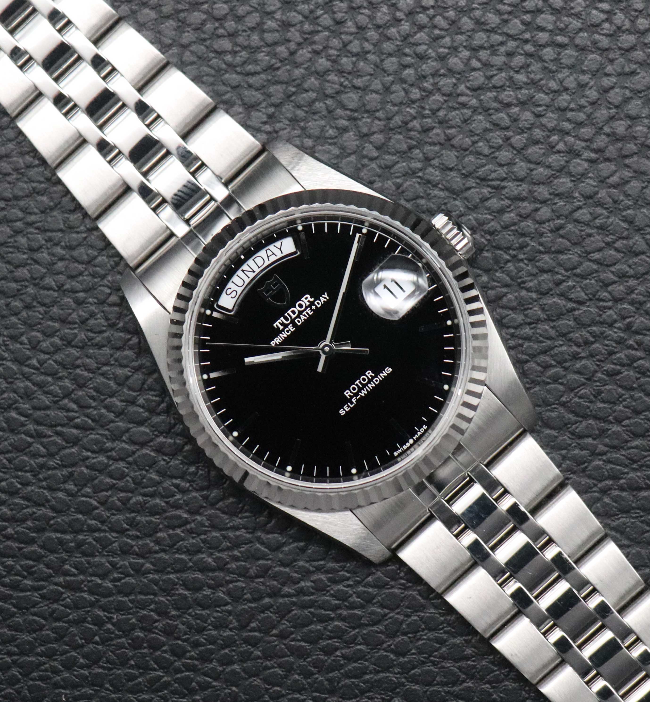 Tudor Prince Date-Day 76214 Black Dial 2008