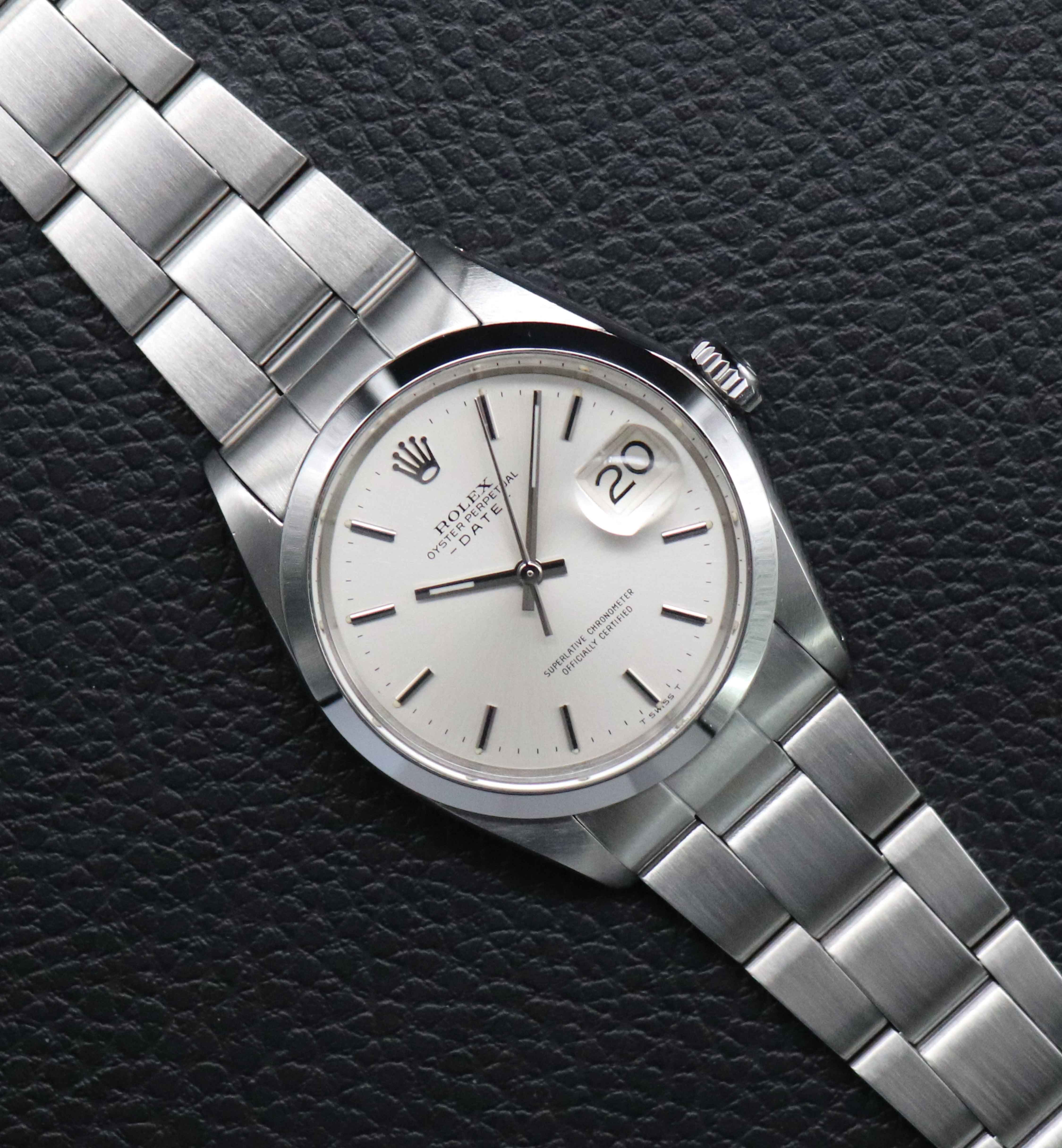 Rolex Date 1500 Silver Dial 1969
