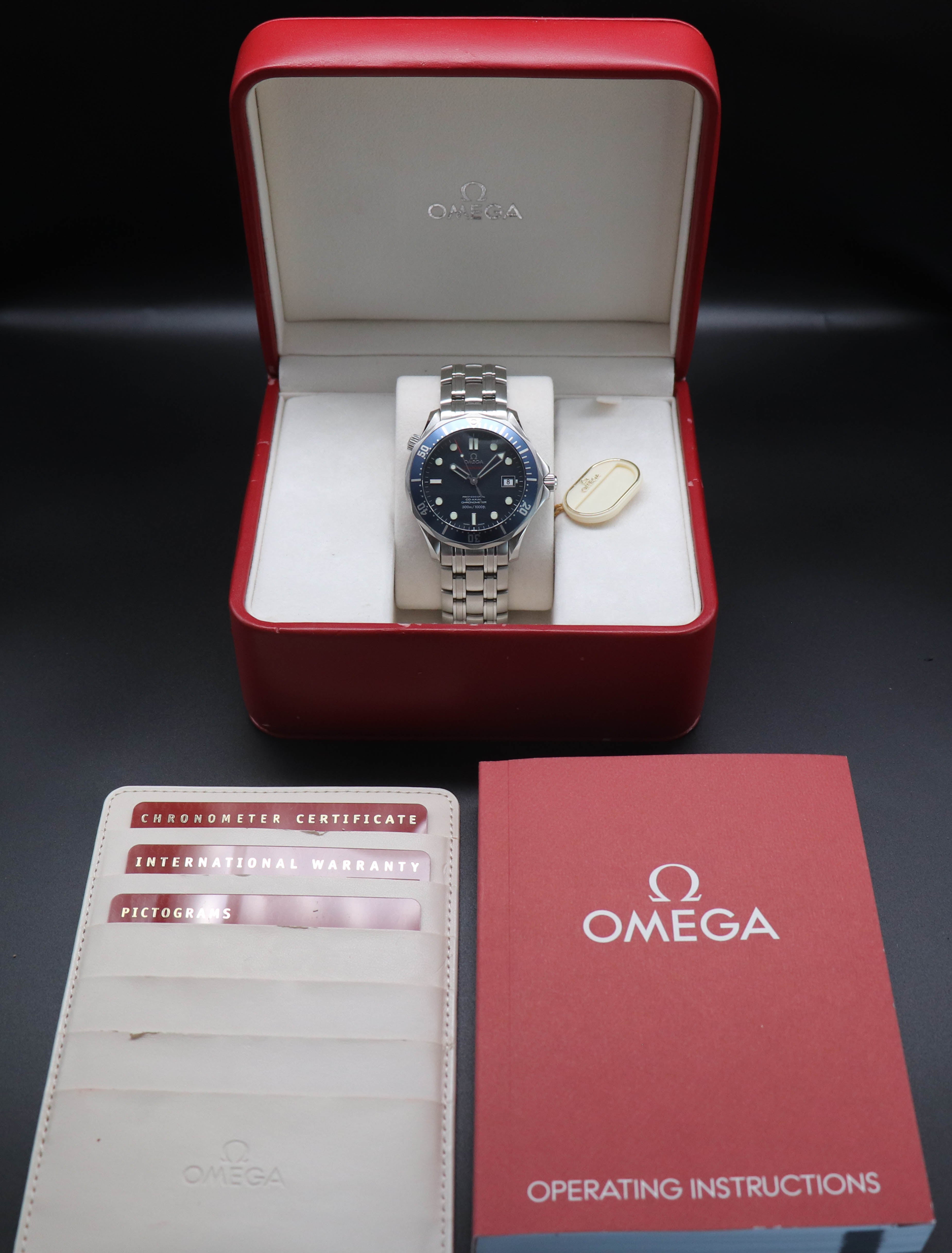 Omega Seamaster Diver 2220.80 Fullset 2012 Box+Papers