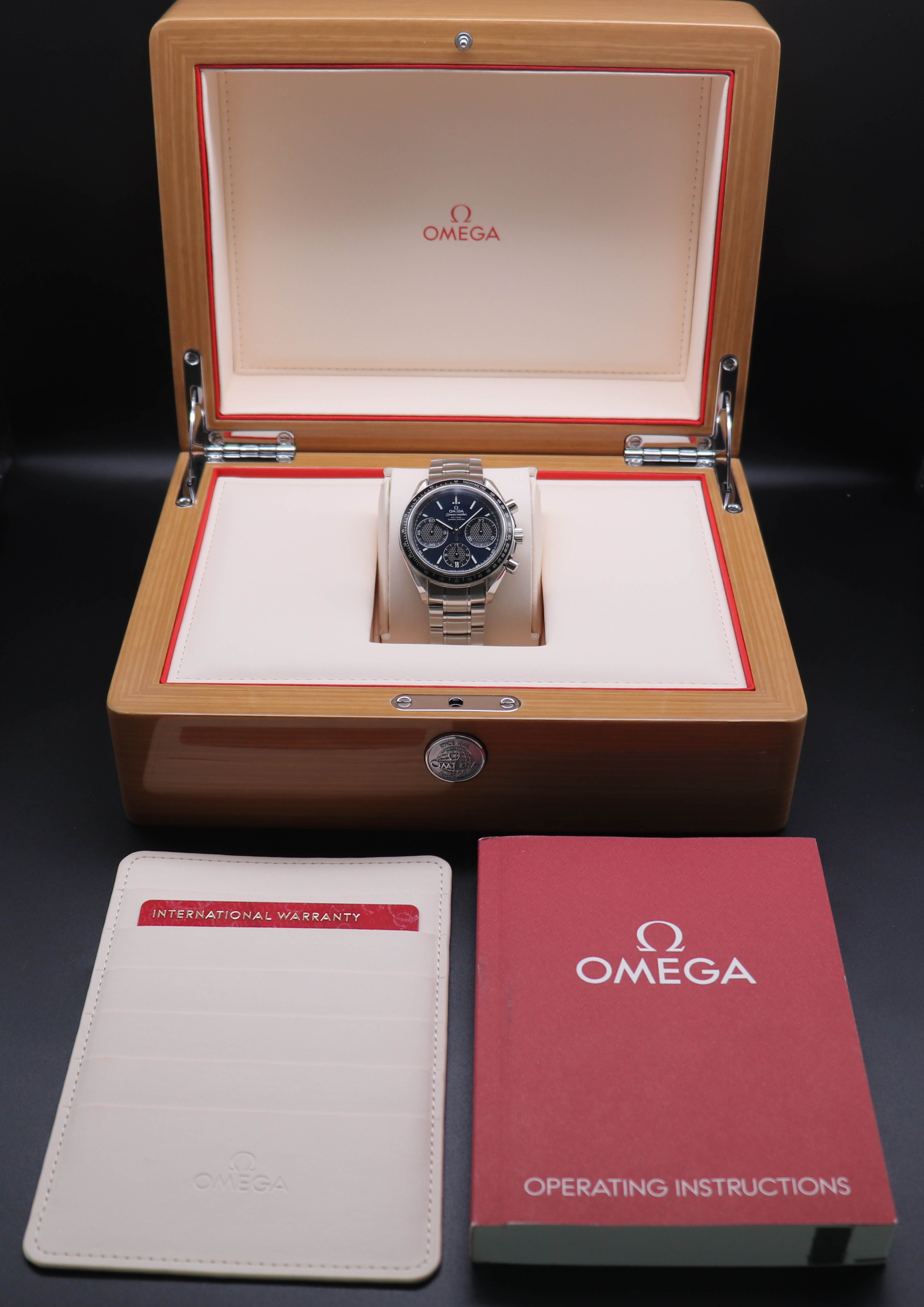 Omega Speedmaster Racing 326.30.40.50.03.001 Fullset 2017 Box+Papers