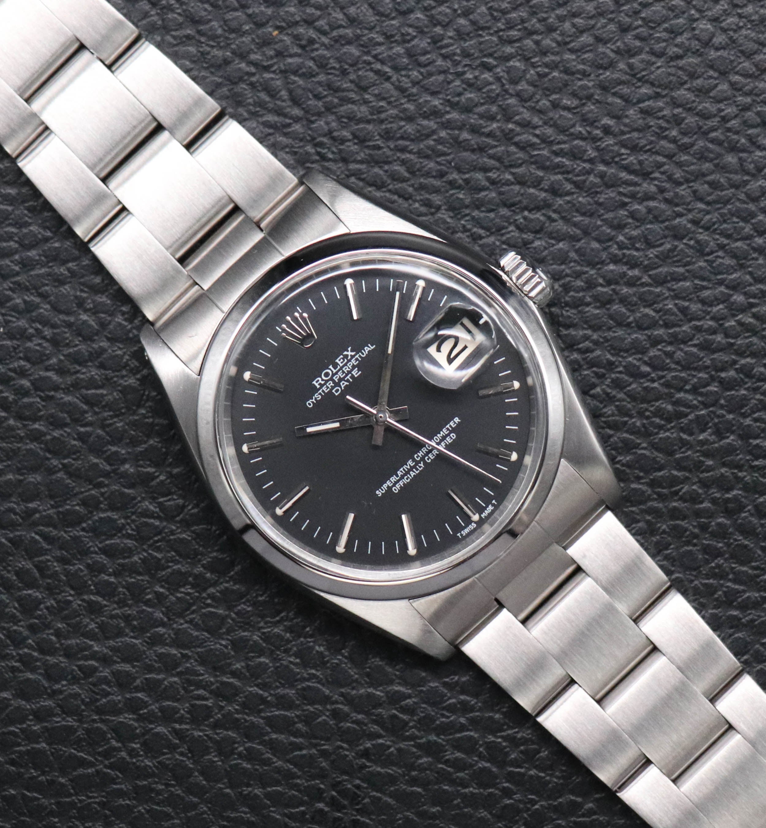 Rolex Date 1500 Black Dial 1969