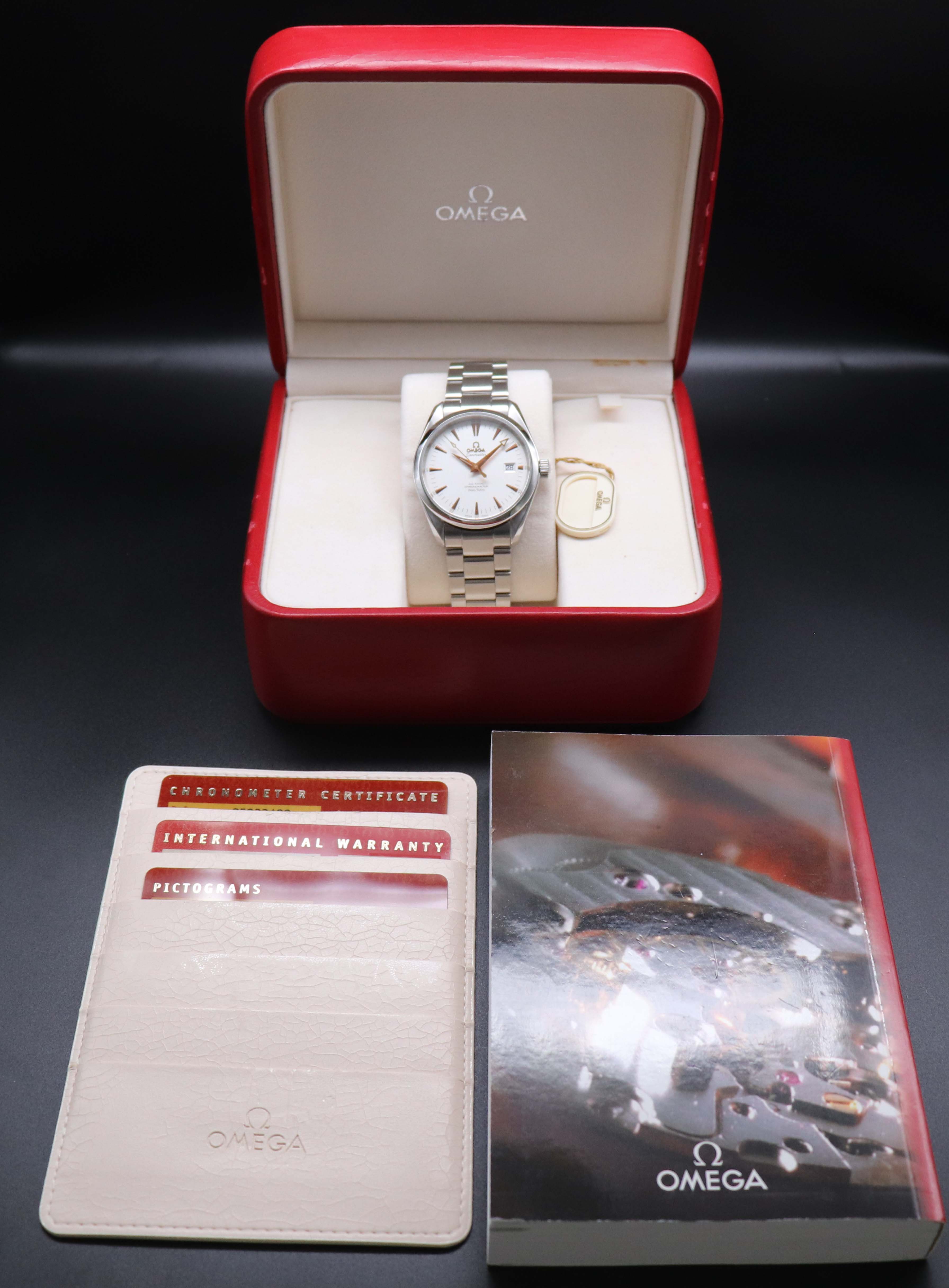 Omega Seamaster Aqua Terra 2503.34 Fullset 2005 Box+Papers