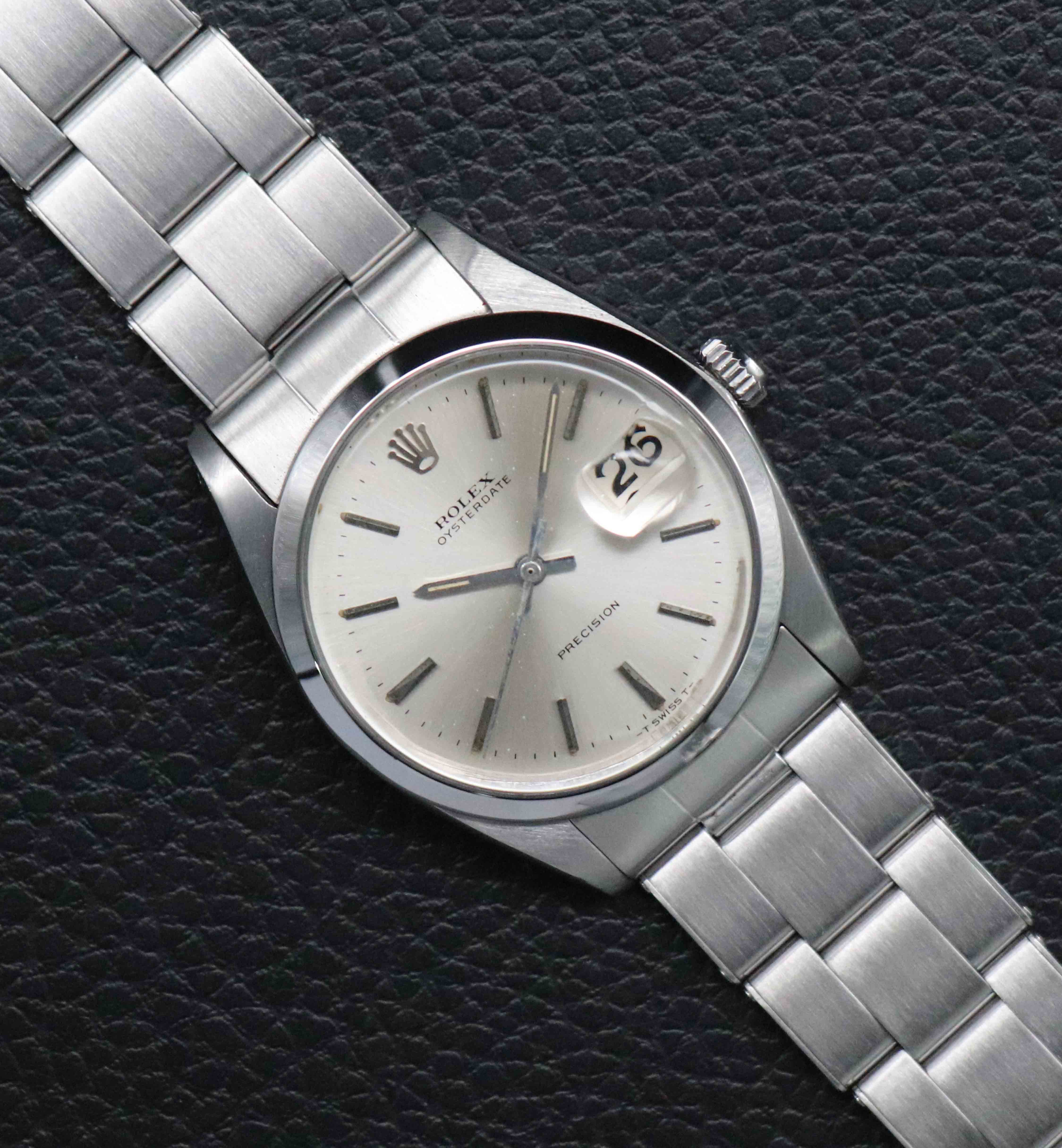 Rolex Oysterdate 6694 Silver Dial 1964