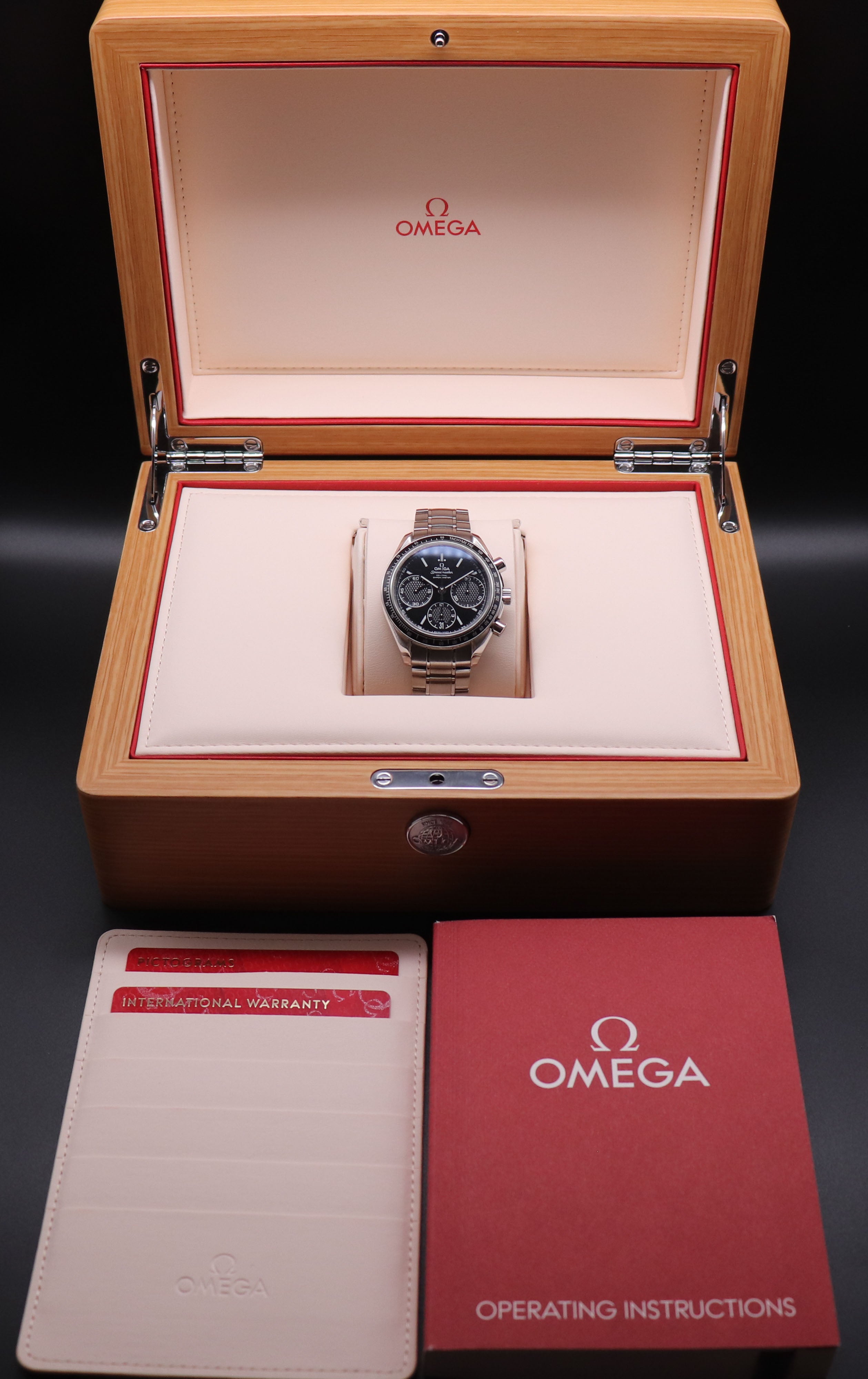 Omega Speedmaster Racing 326.30.40.50.01.001 Fullset 2025 Box+Paper