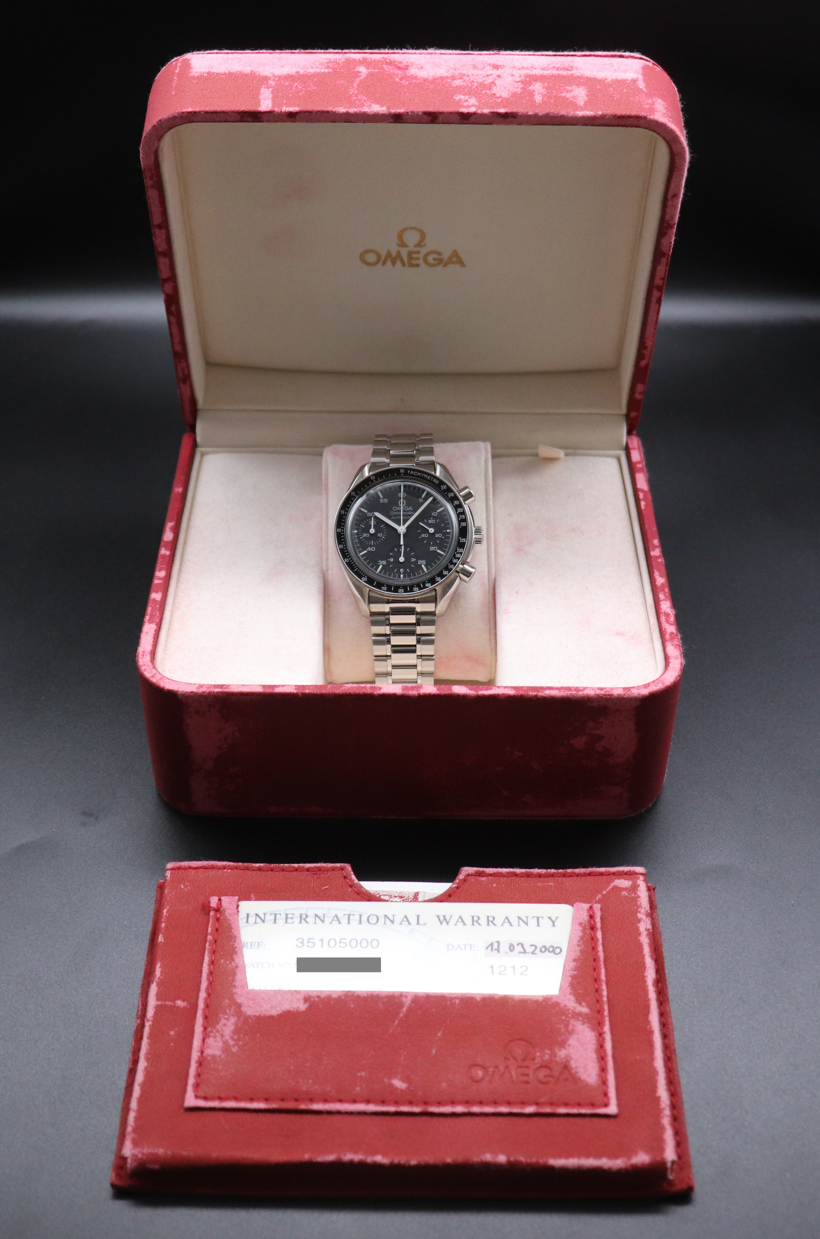 Omega Speedmaster Reduced 3510.50 Fullset 1998 Box+Papers
