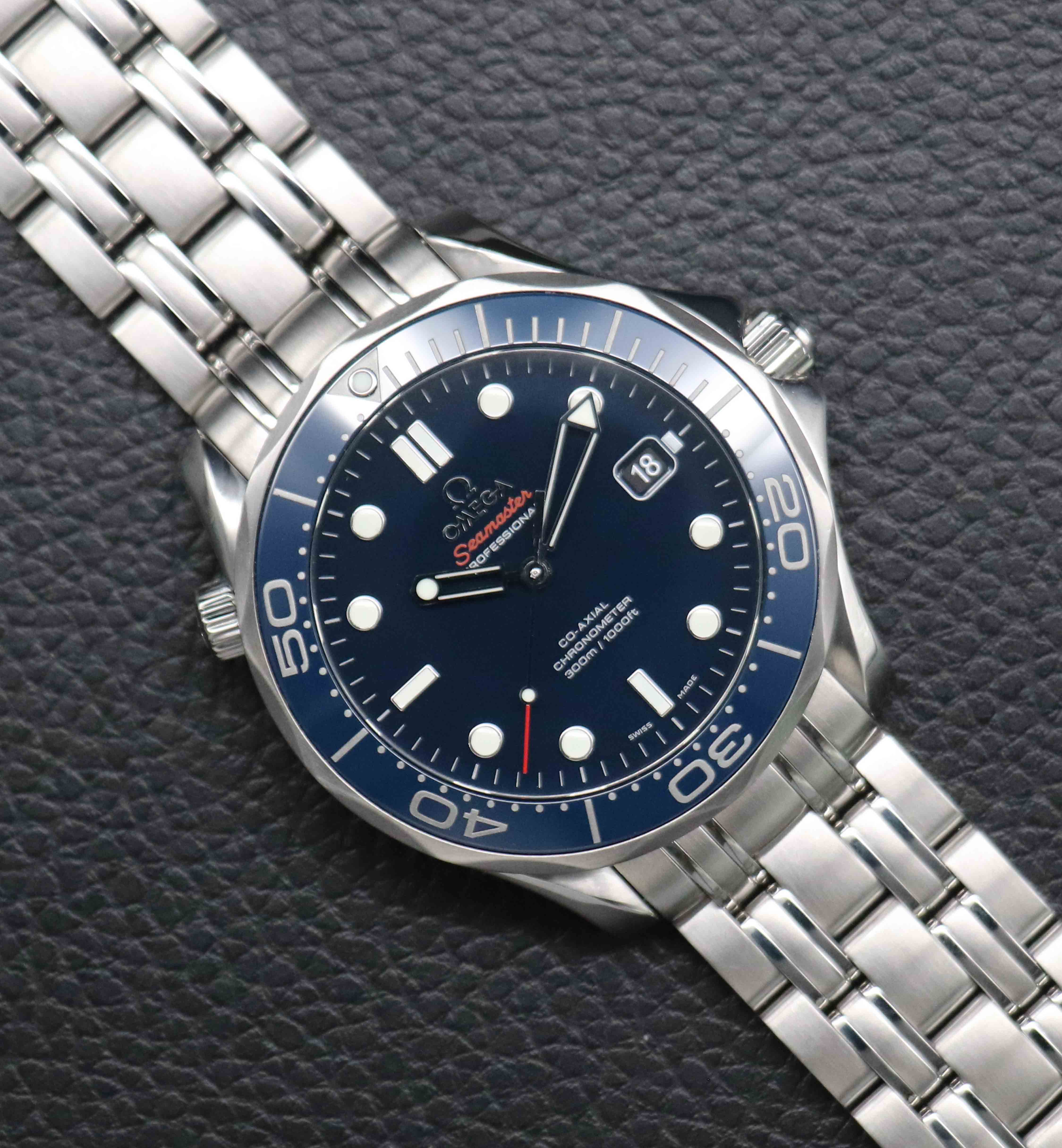 Omega Seamaster Diver 300 212.30.41.20.03.001 Blue Dial 2018