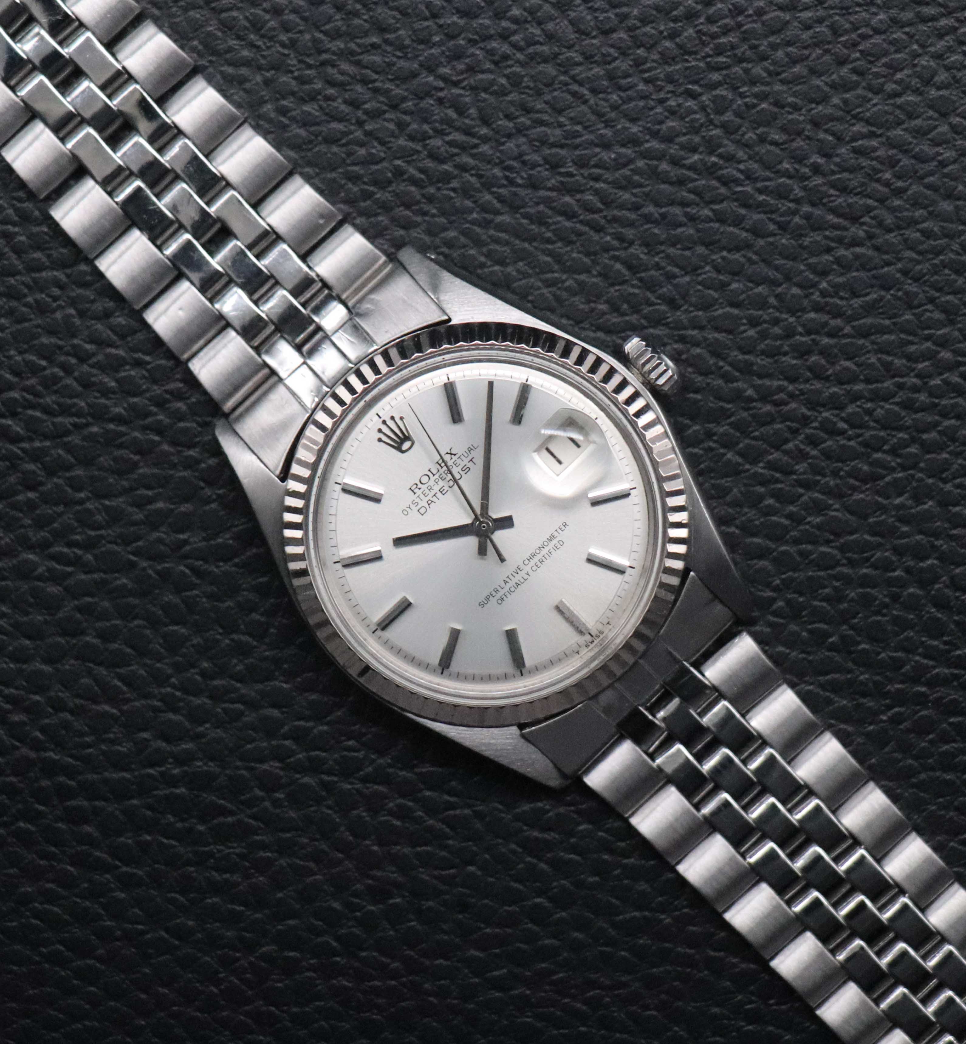 Rolex Datejust 1601 Silver Dial 1970