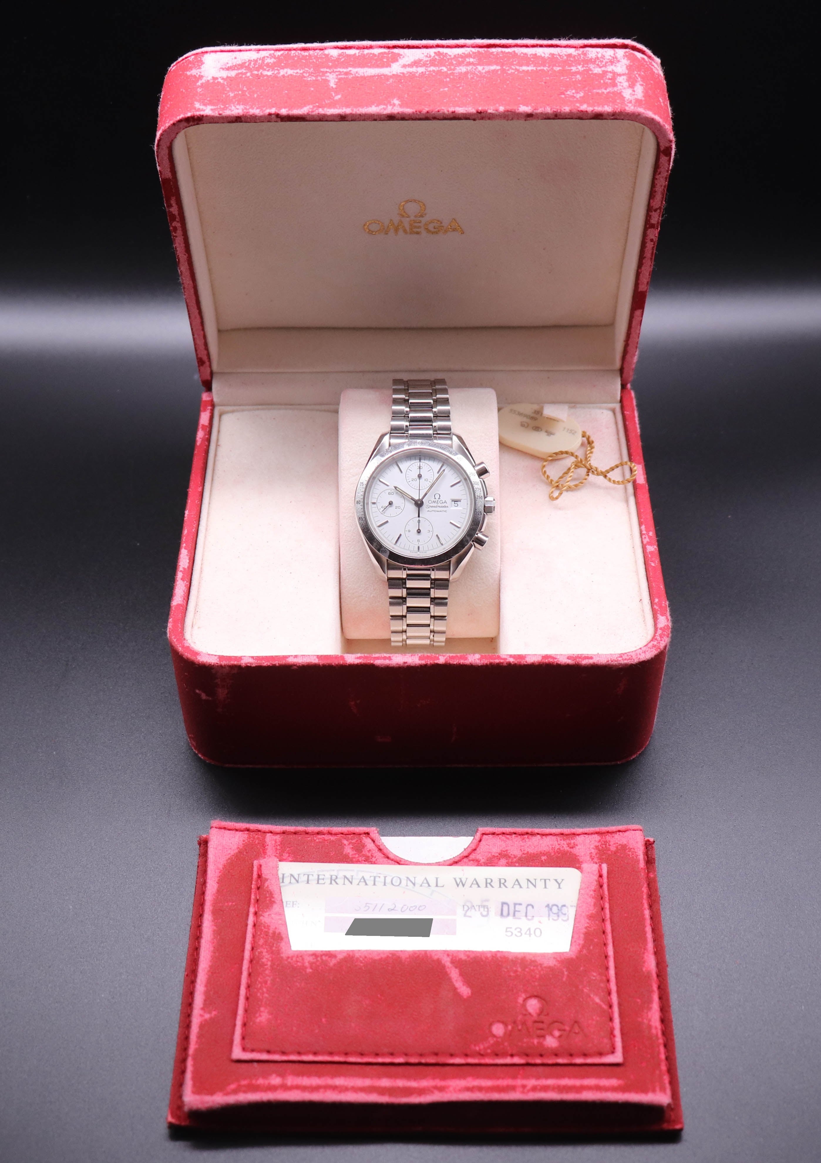 Omega Speedmaster Date 3511.20 Fullset 1997 Box+Papers
