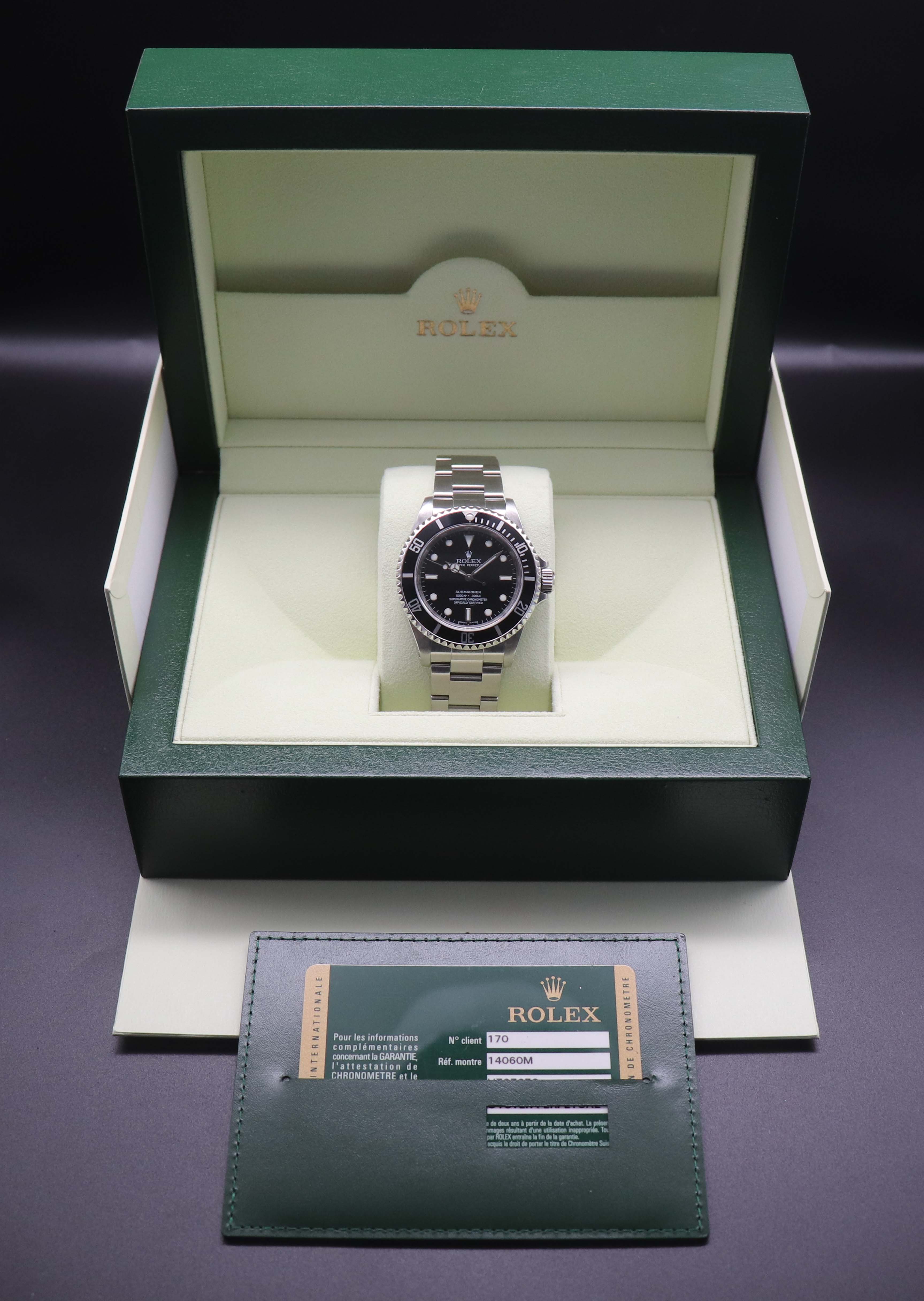 Rolex Submariner 14060M Rehaut Fullset 2012 Box+Papers