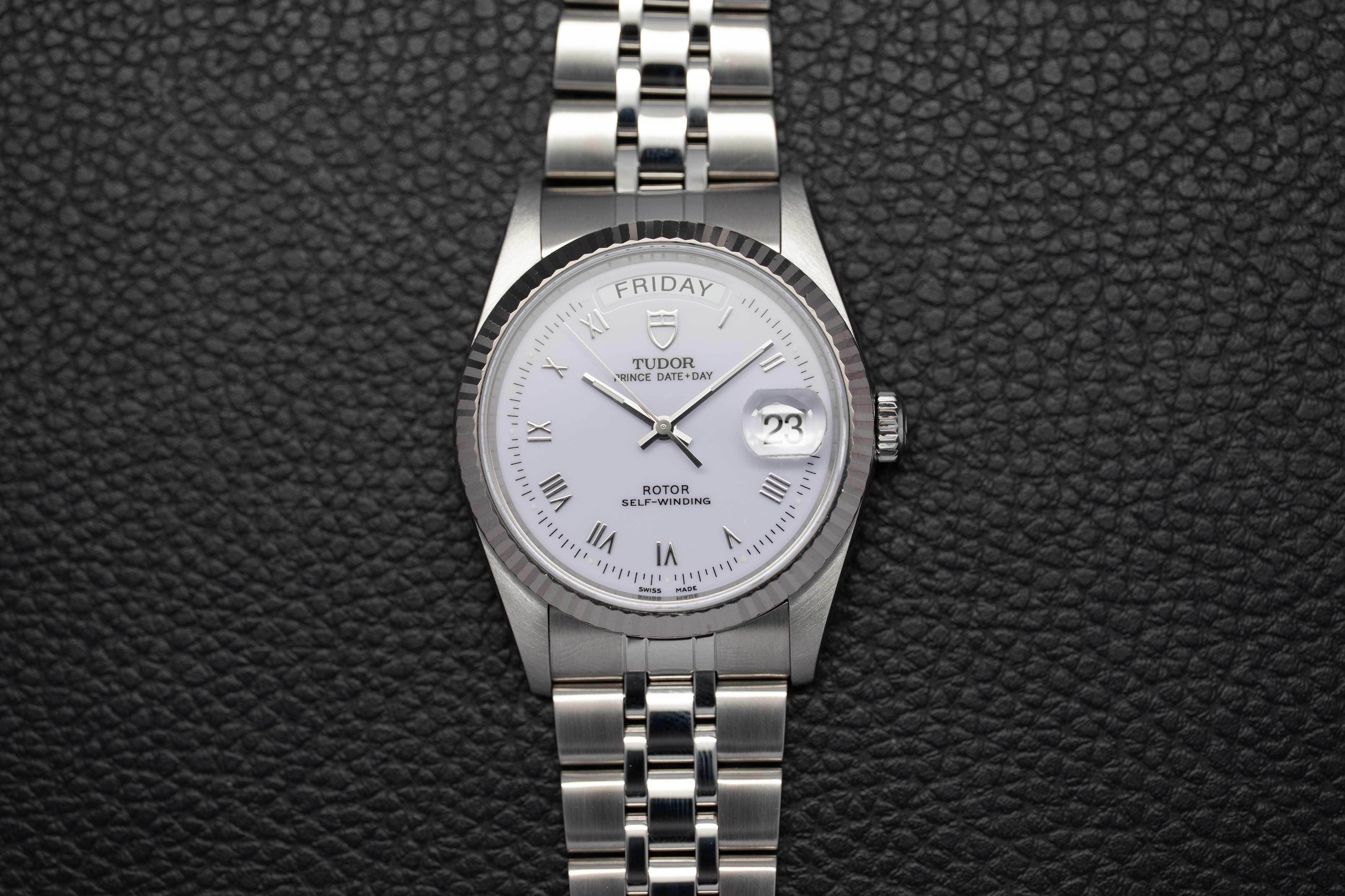 Tudor Prince Date-Day 76214 White Dial 2007