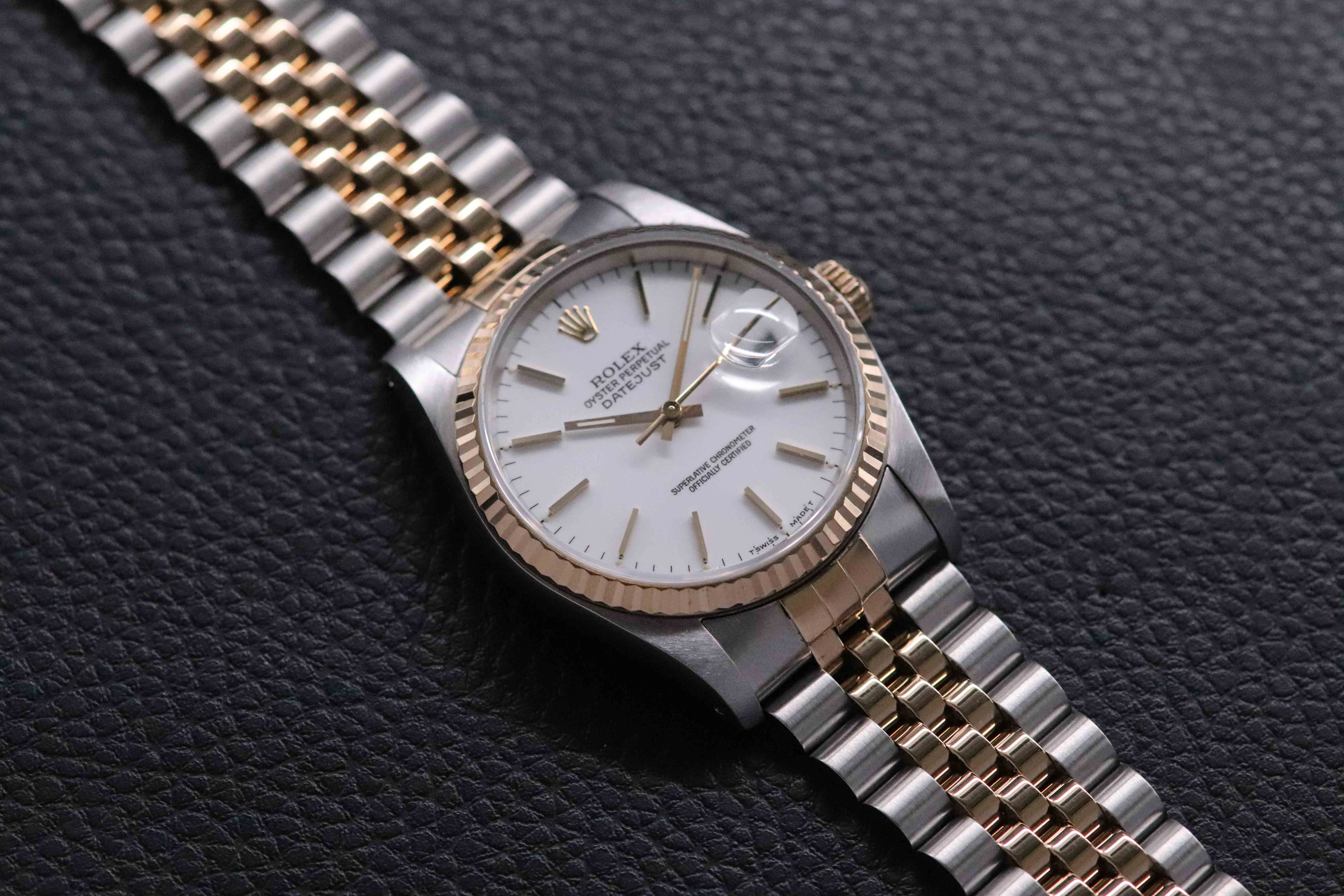 Rolex Datejust 16233 White Dial 1988