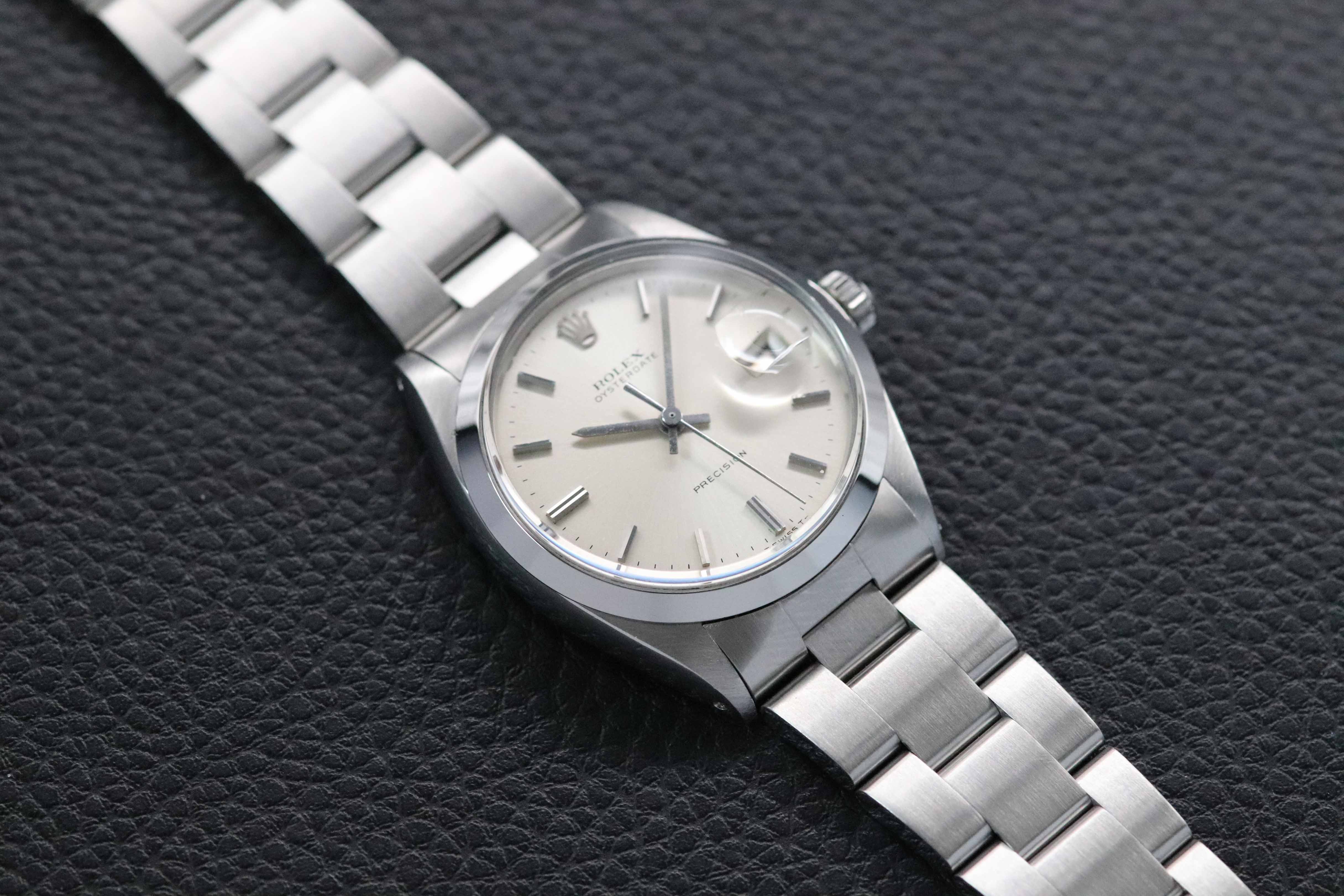 Rolex Oysterdate Precision 6694 Silver Dial 1970