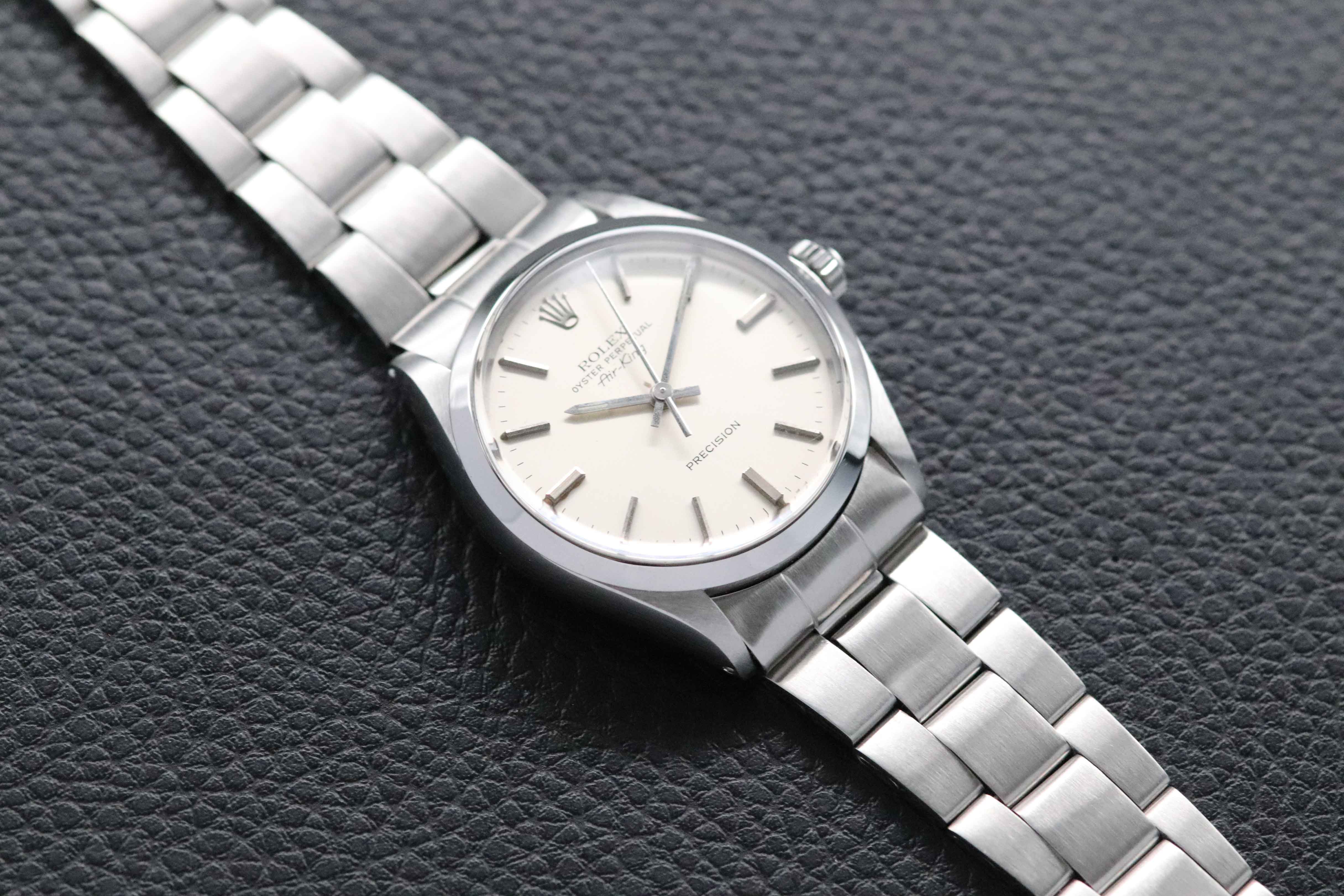 Rolex Air-King 5500 Silver Dial 1977