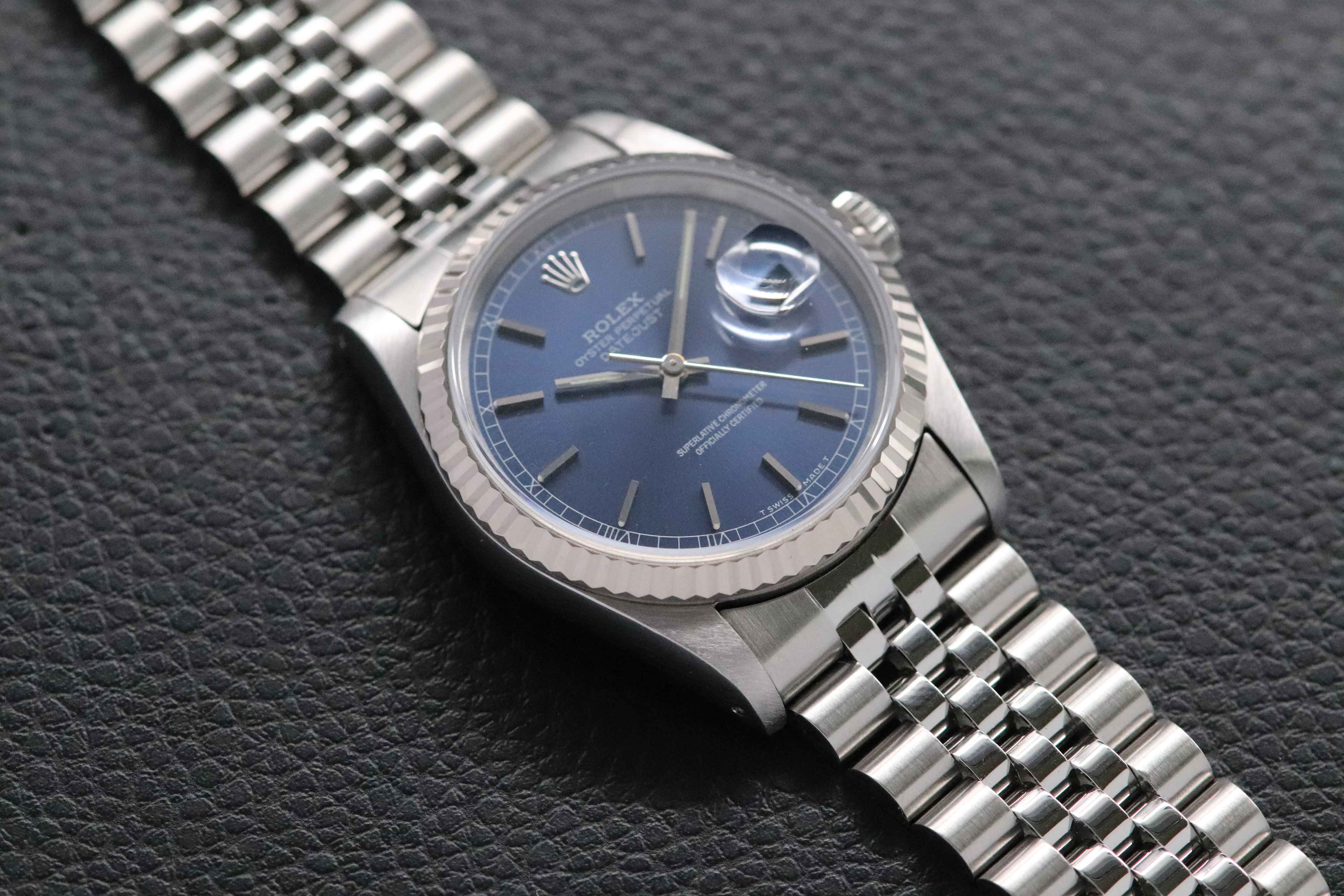 Rolex Datejust 16234 Blue Dial 1988