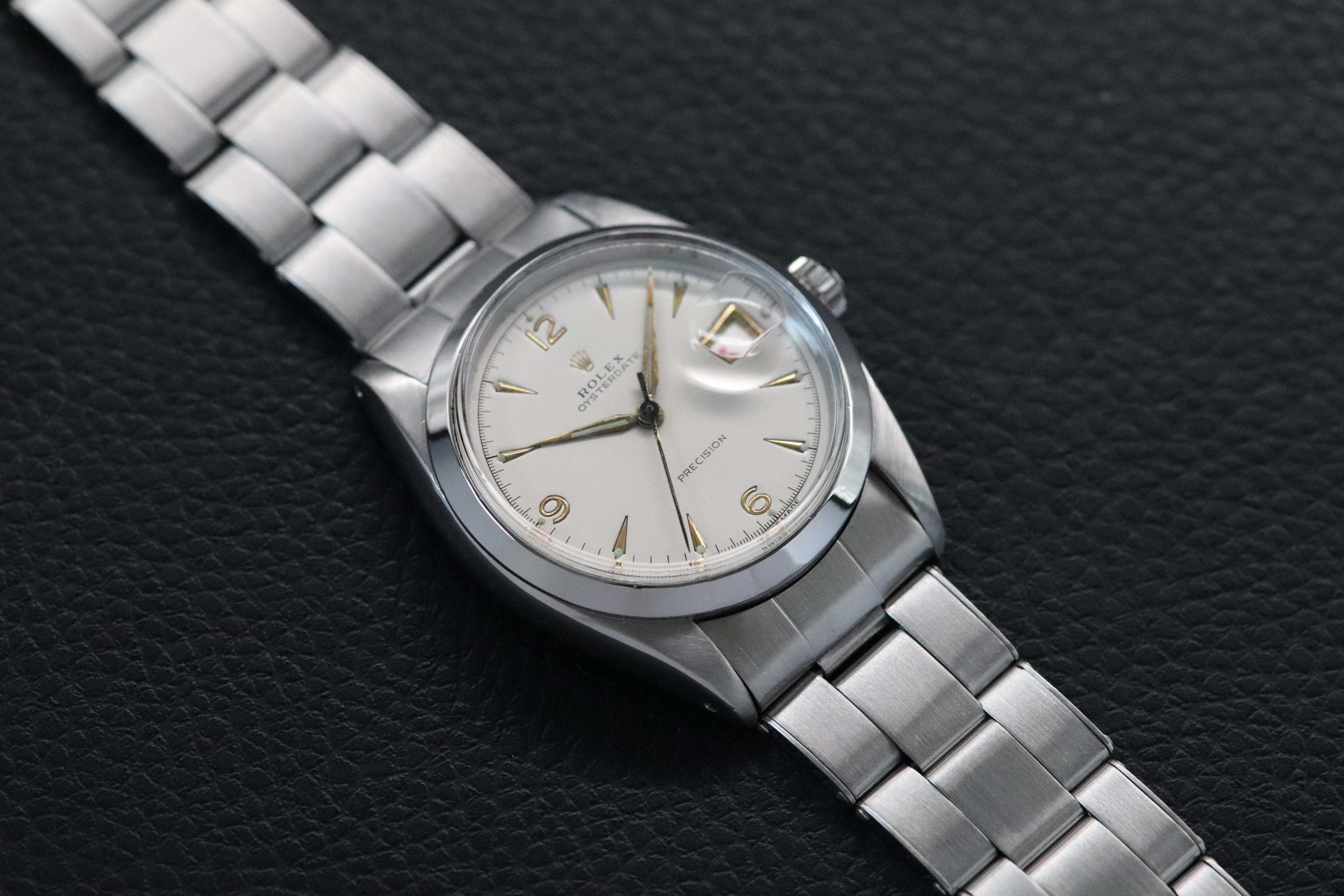 Rolex Oysterdate Precision 6694 Silver Dial 1970