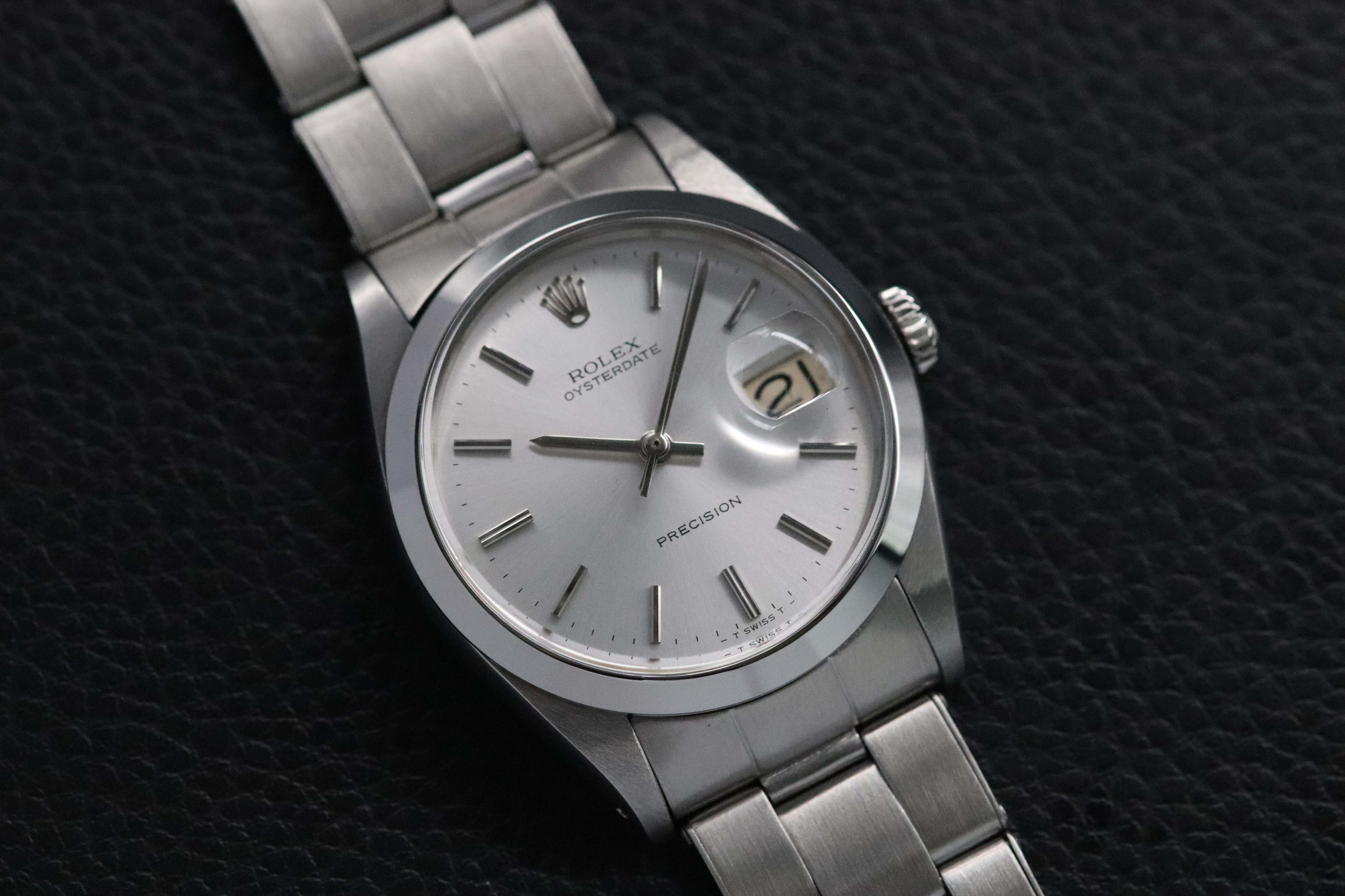Rolex Oysterdate 6694 Silver Dial 1966