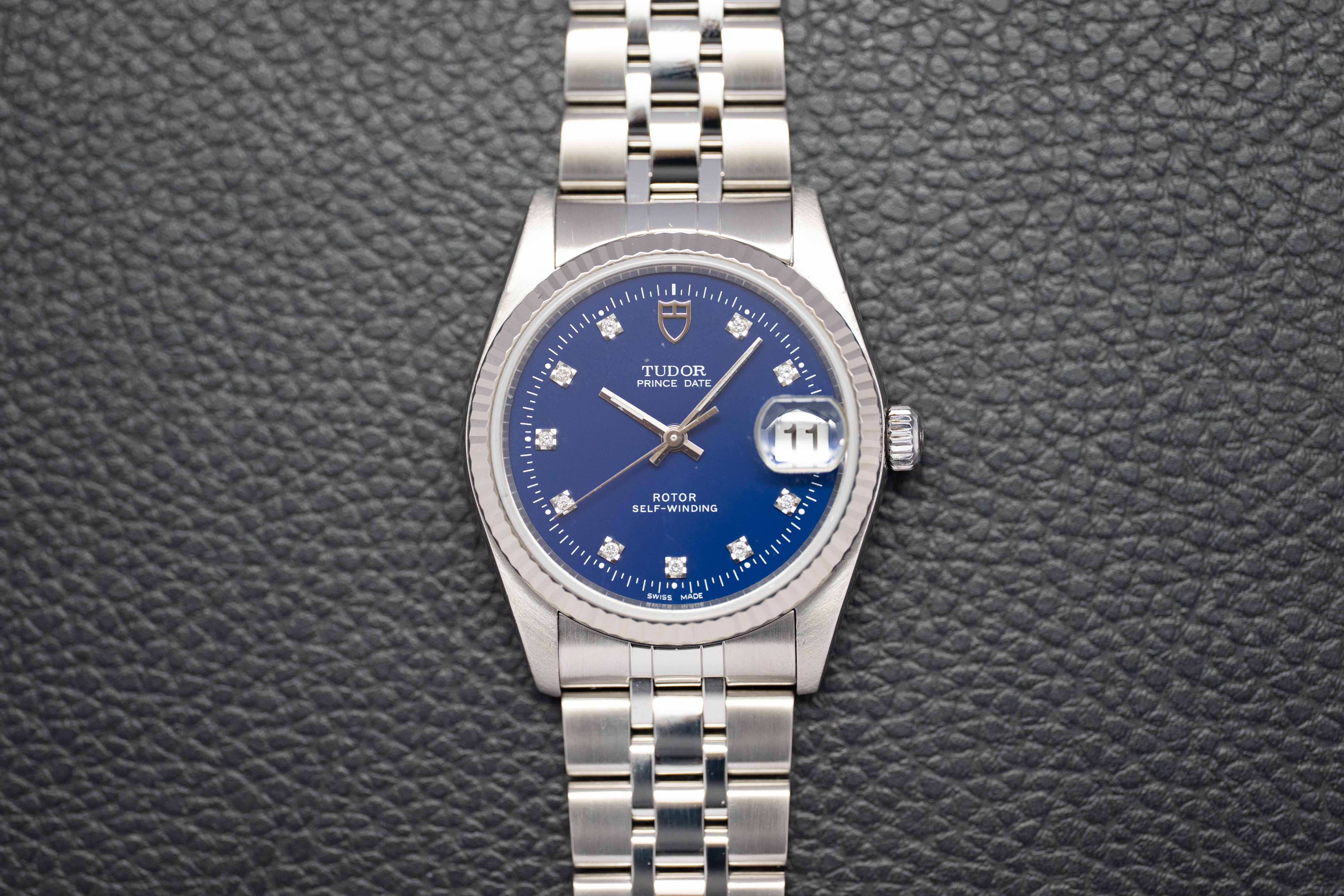 Tudor Prince Date 74034 Blue Dial 2007