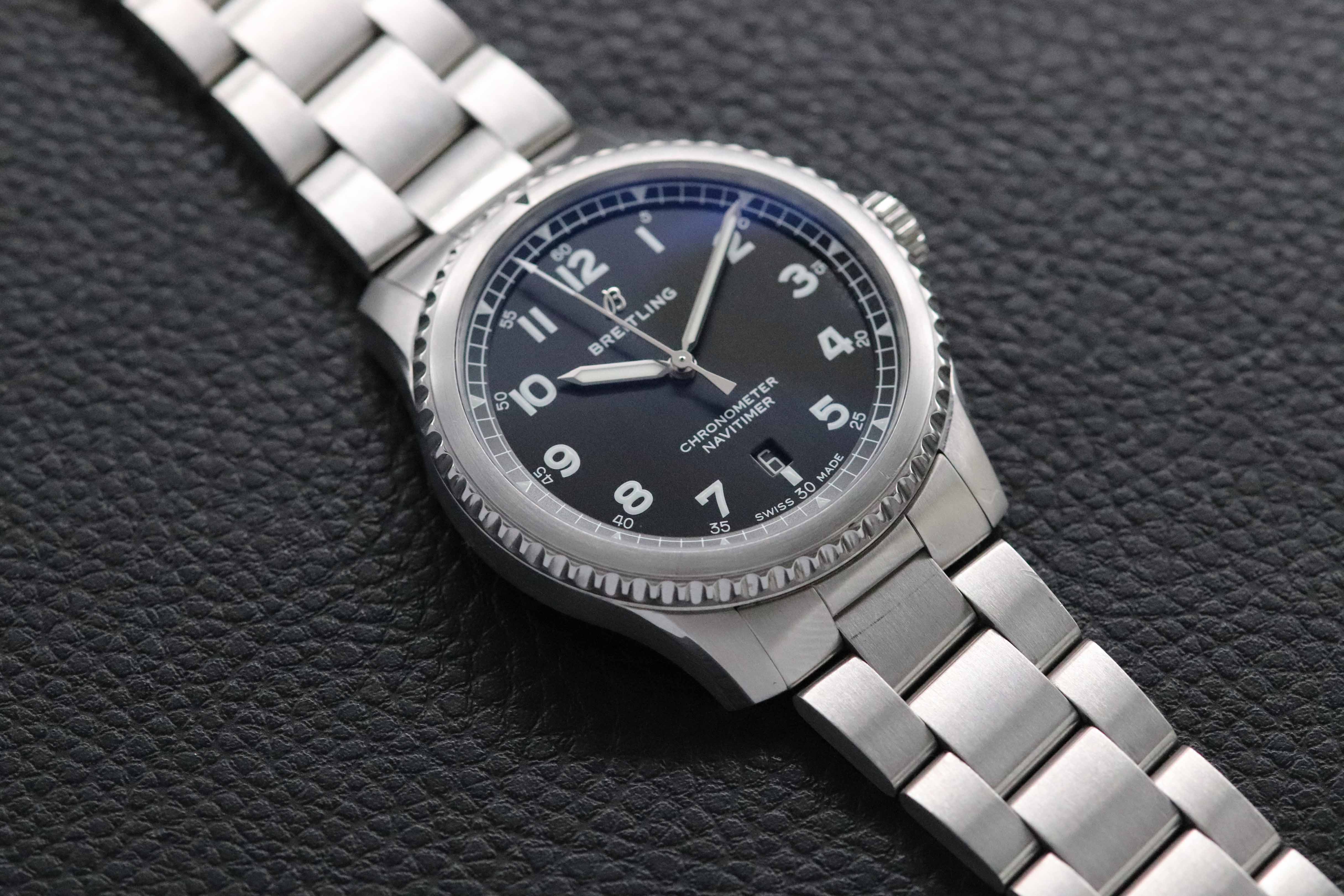 Breitling Aviator 8 Black A17314 Fullset 2019 Box+Papers