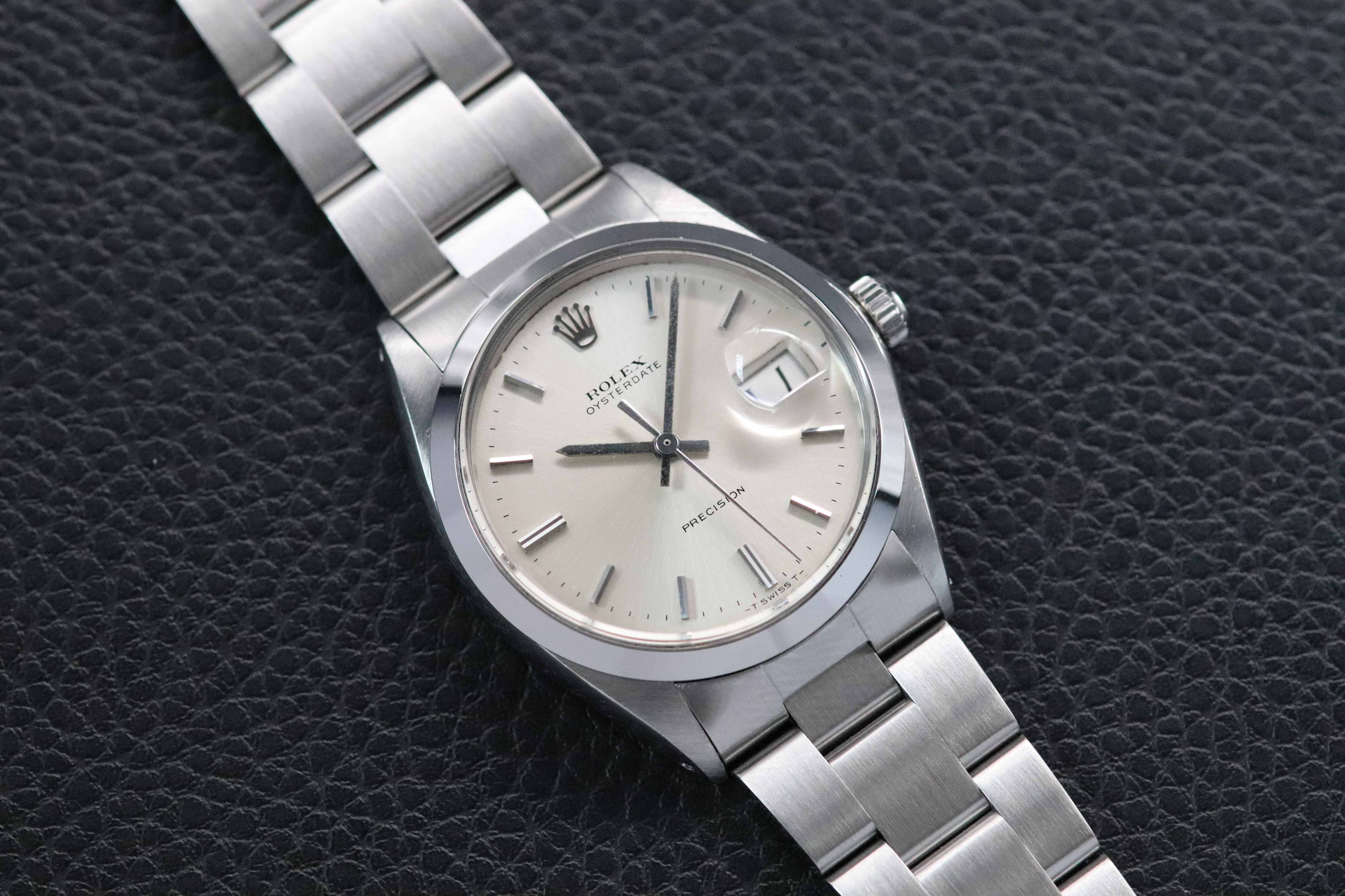 Rolex Oysterdate Precision 6694 Silver Dial 1970