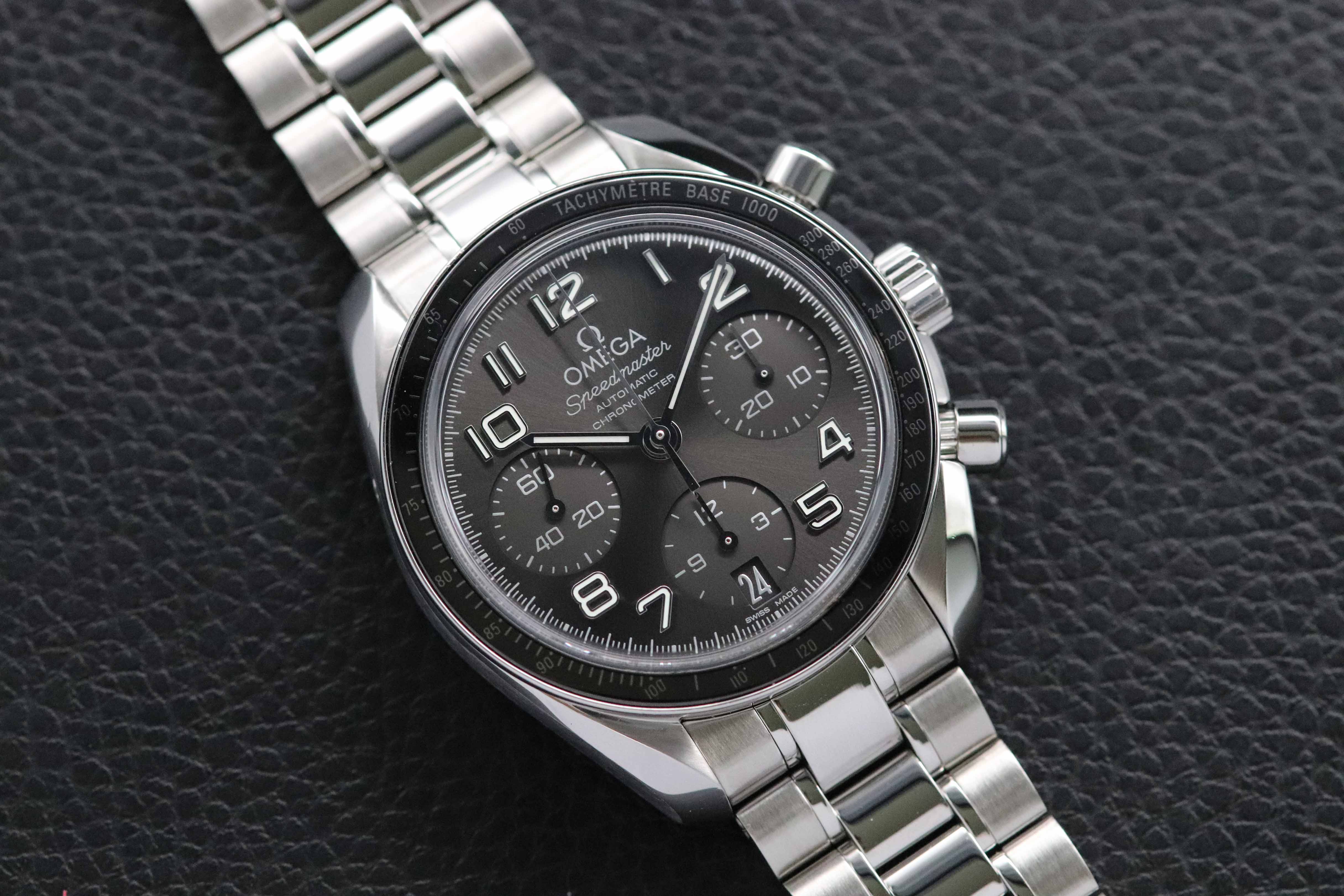 Omega Speedmaster 38 324.30.38.40.06.001 Grey Dial 2012
