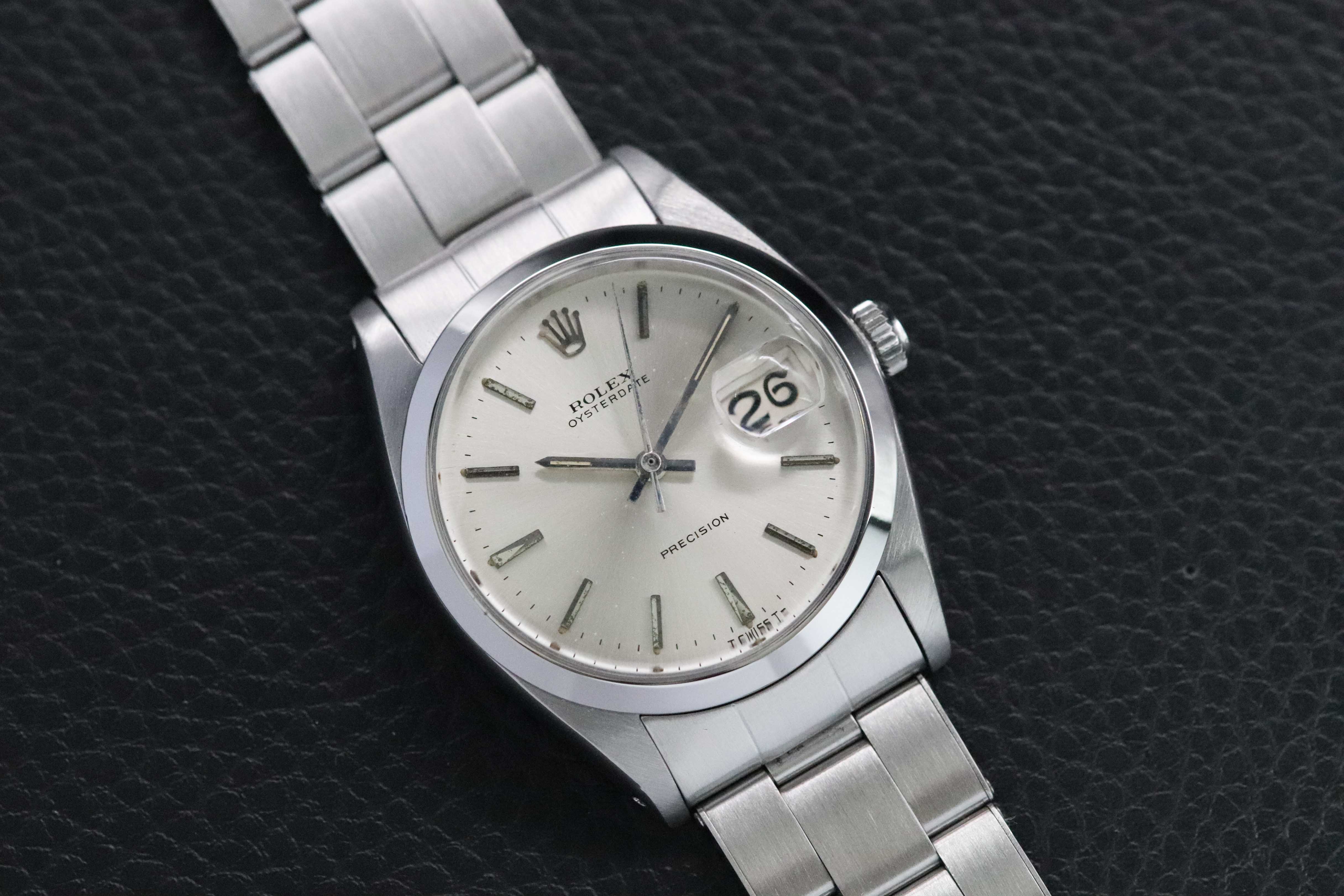 Rolex Oysterdate 6694 Silver Dial 1964