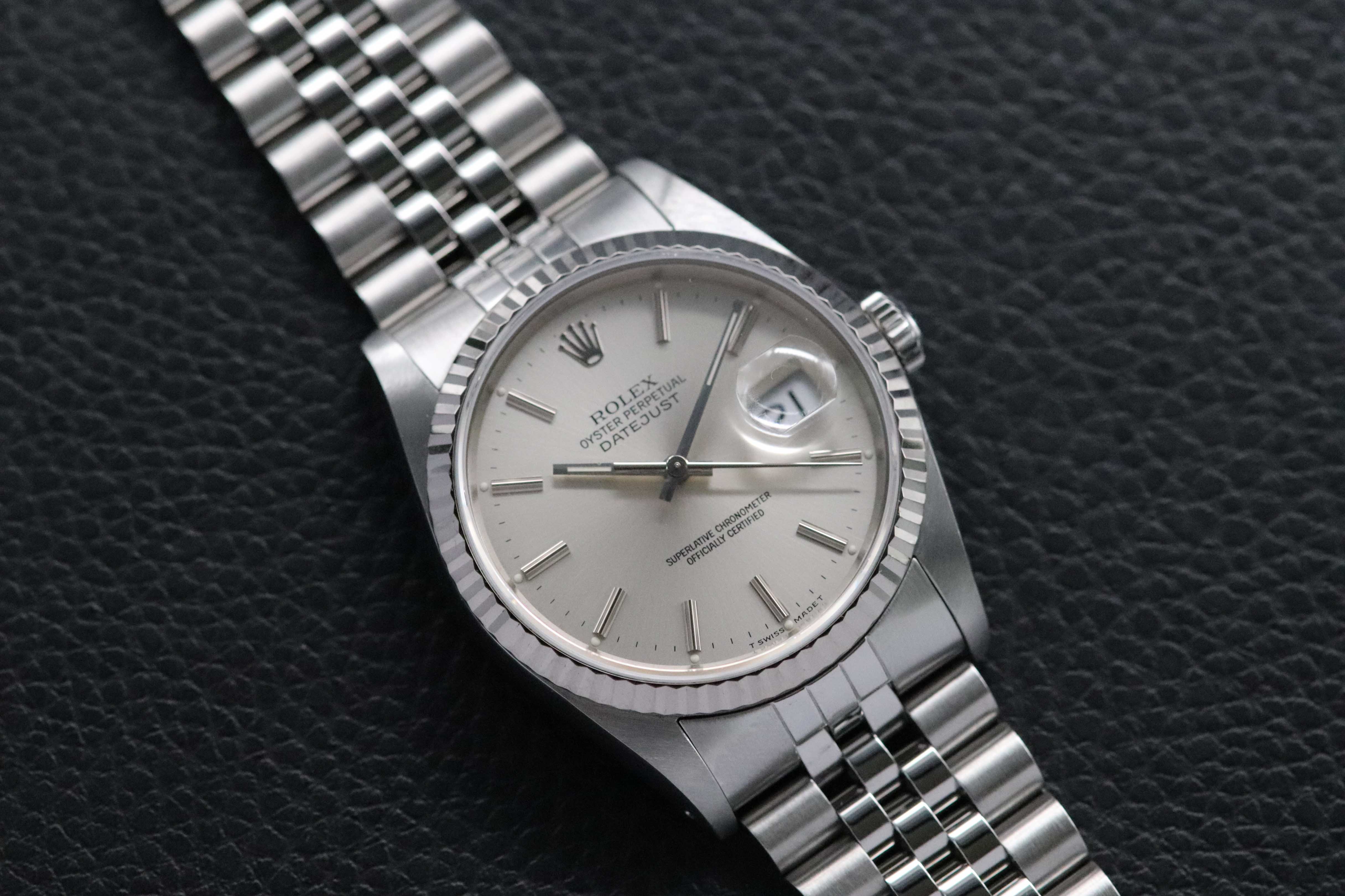 Rolex Datejust 16234 Silver Dial 1990