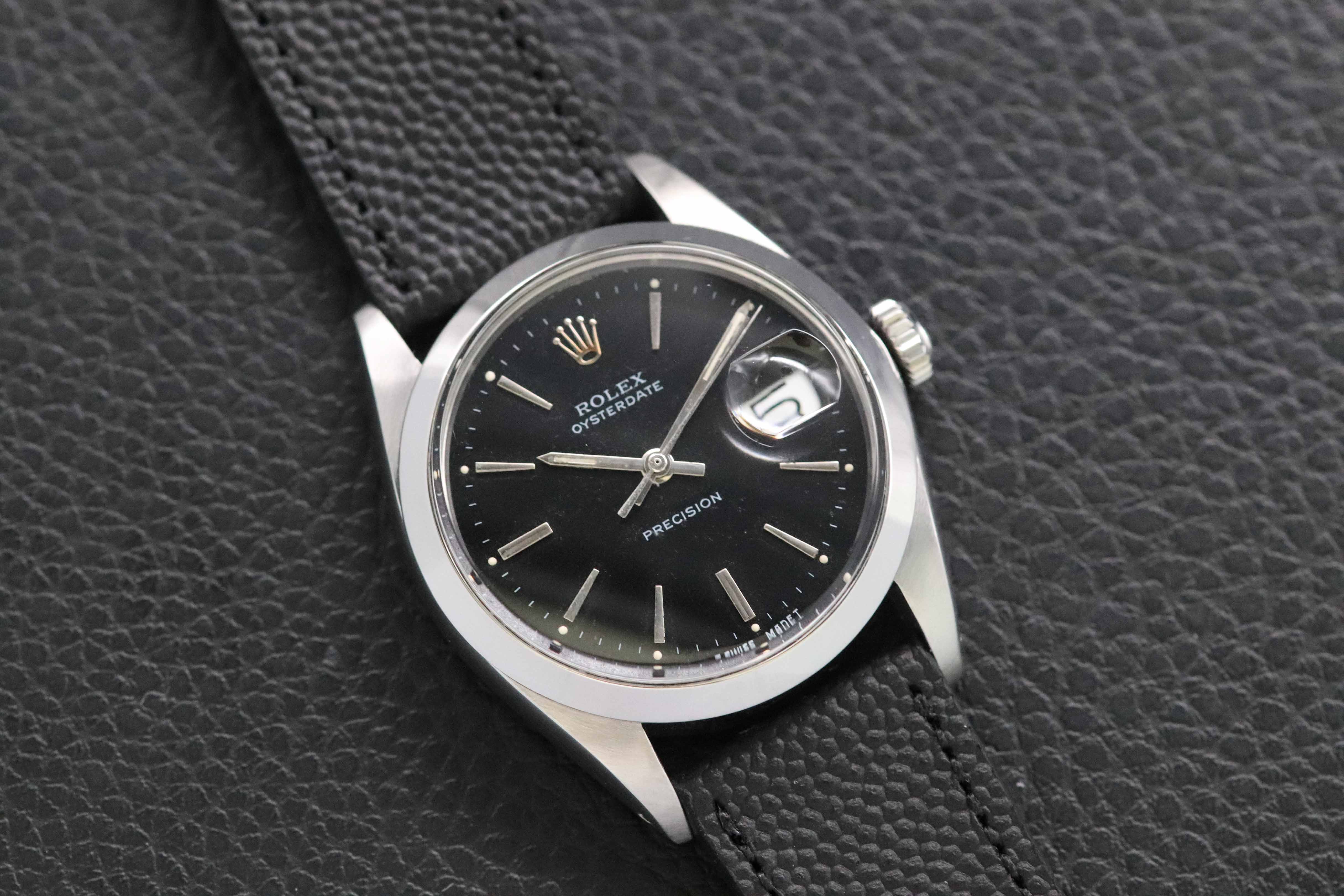 Rolex Oysterdate 6694 Black Dial 1964