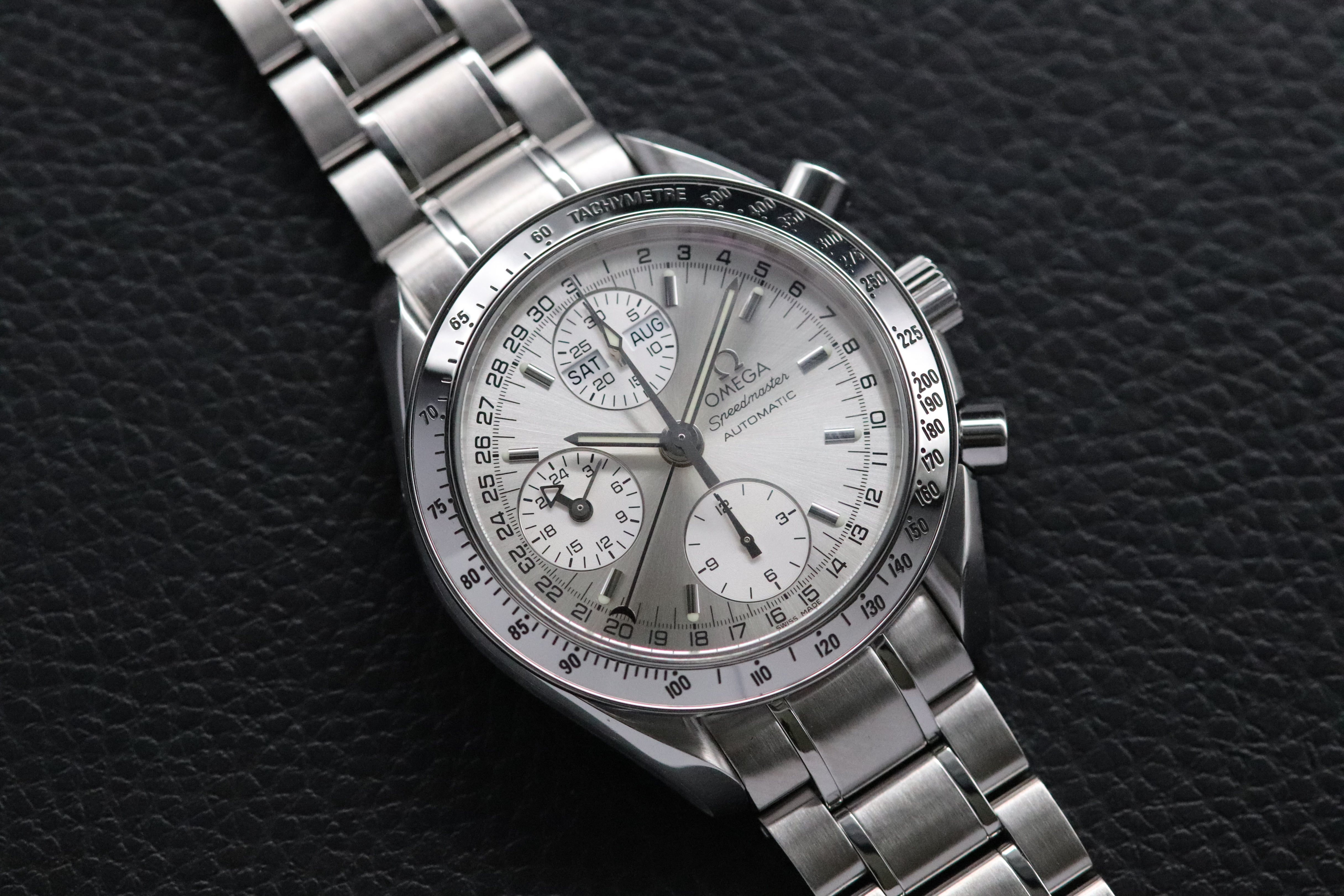 Omega Speedmaster Day Date 3523.30 Silver Dial 2011