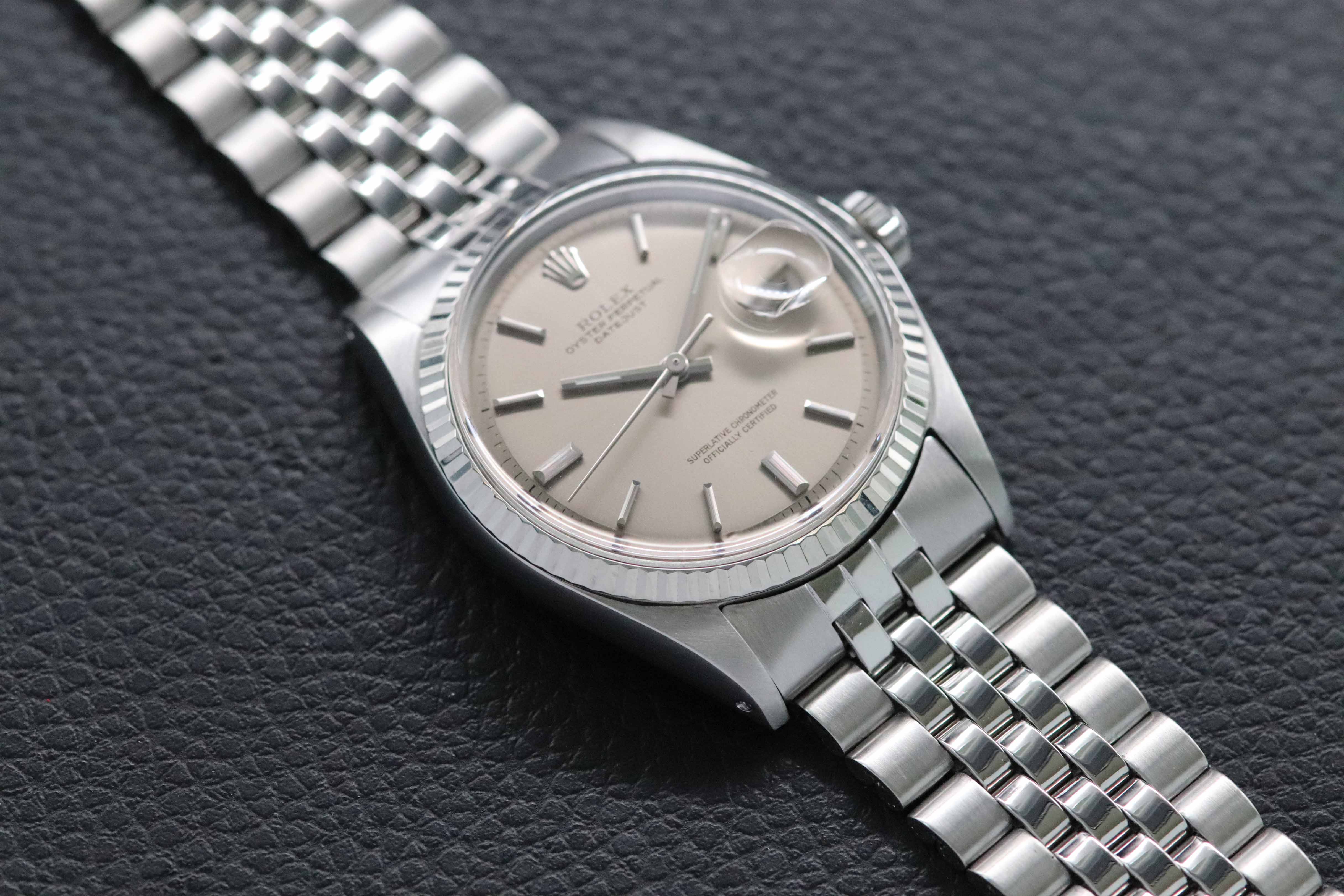 Rolex Datejust 1601 Gray Dial 1970 Box